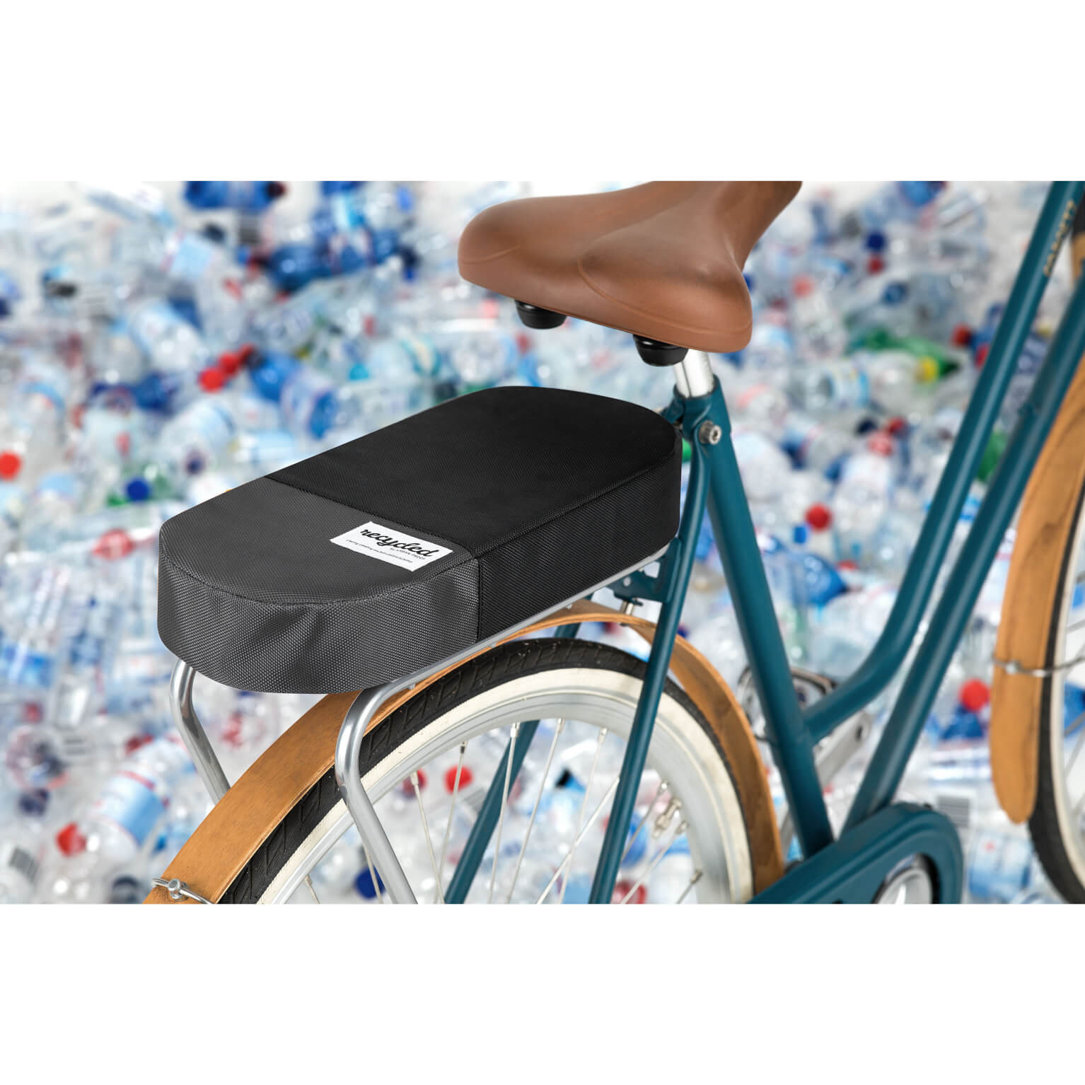 Urban Proof bagagedrager kussen Recycled zwart/grijs