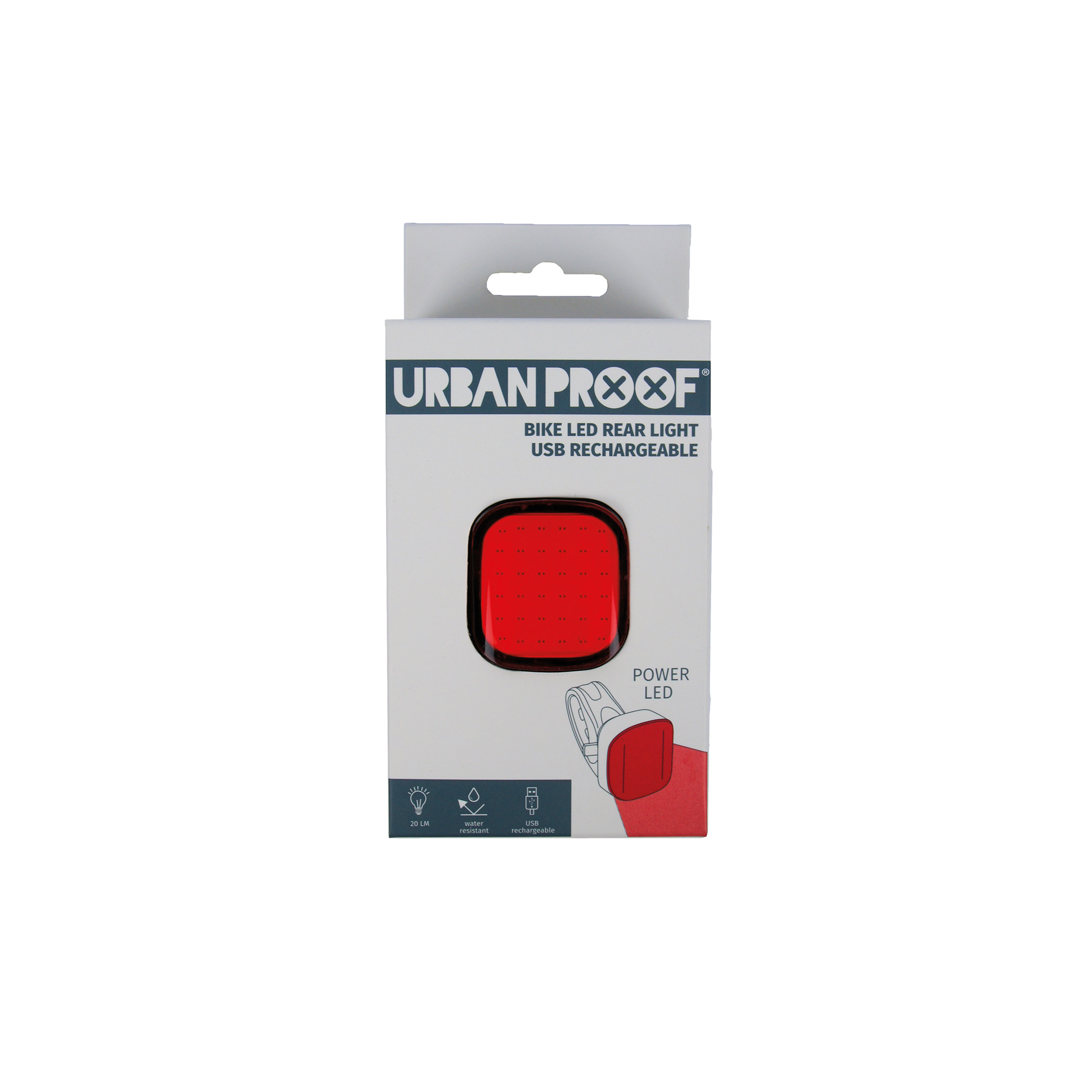 Urban Proof achterlicht led usb