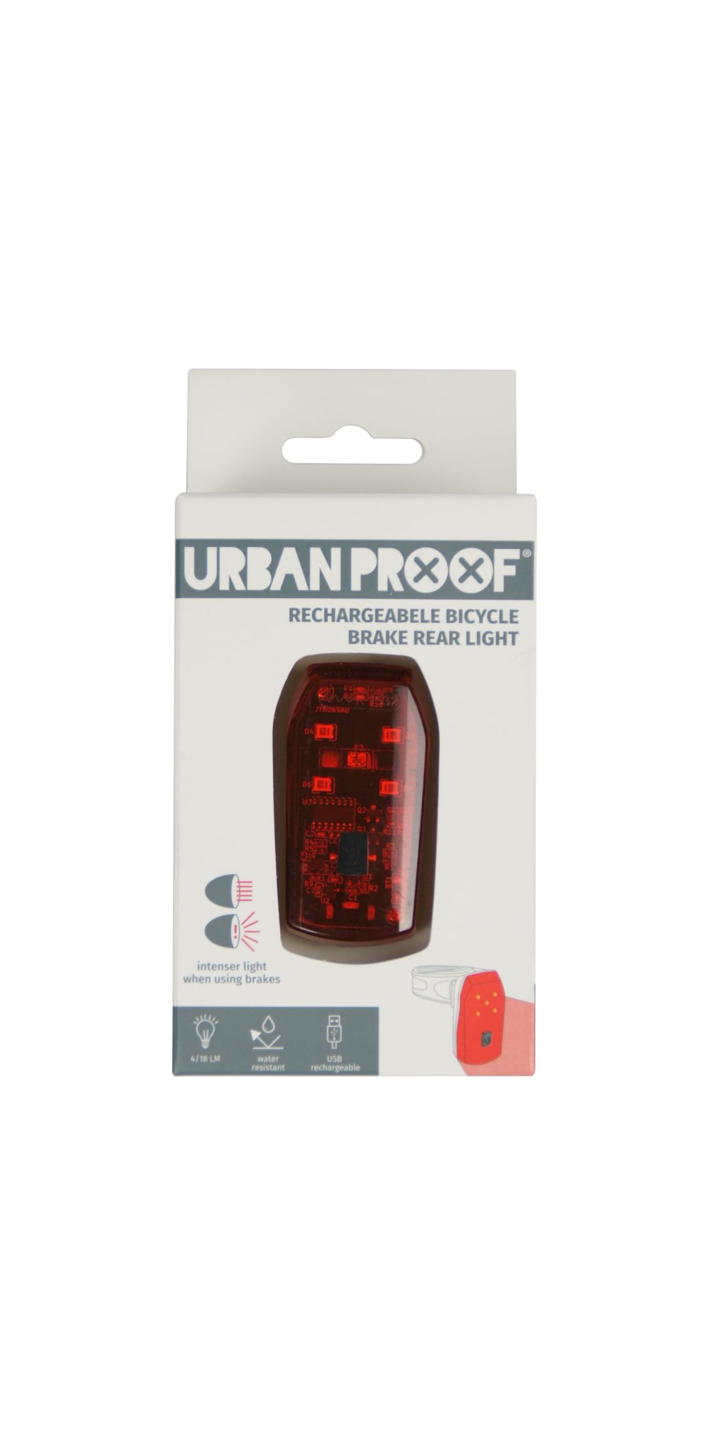 Urban Proof achterlicht Brake remlicht usb