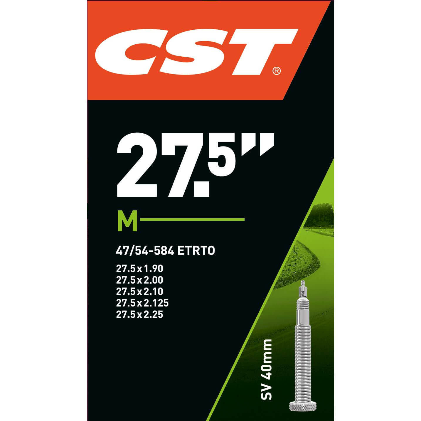 CST binnenband 27.5 x 1.90 - 2.25 fv 40mm