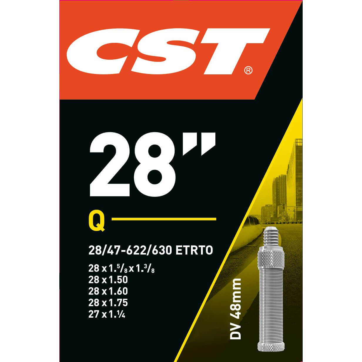 CST binnenband 28 x 1 3/8 - 1.75 hv 48mm