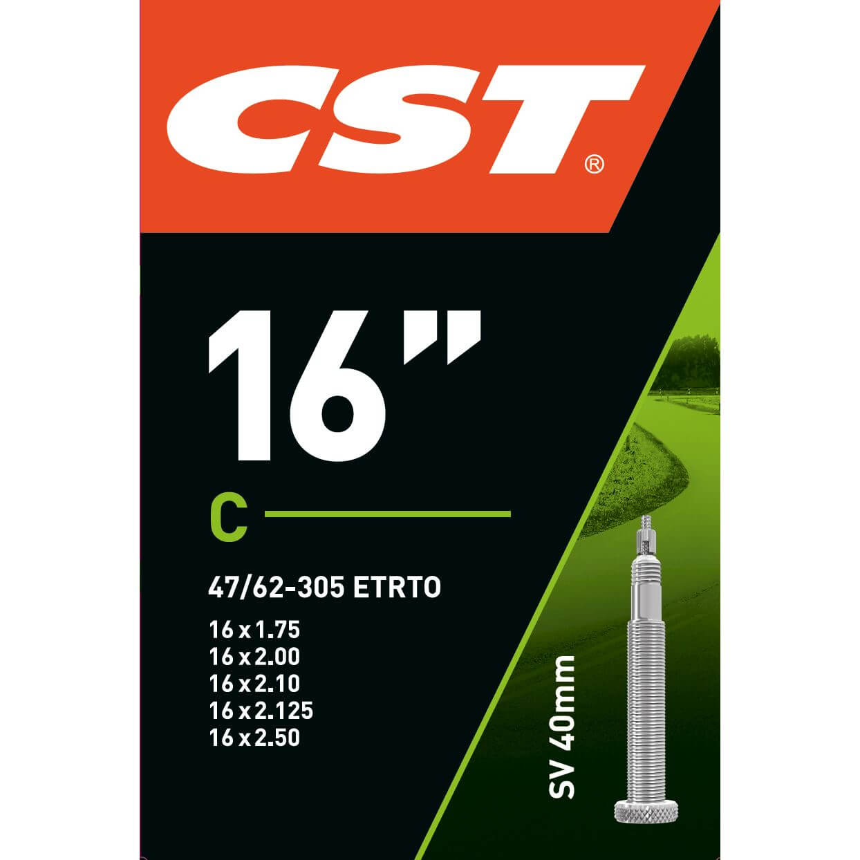 CST binnenband 16 x 1.75 - 2.50 fv 40mm