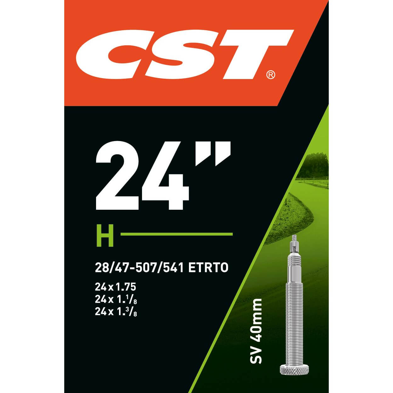 CST binnenband 24 x 1.75 - 1 3/8 fv 40mm