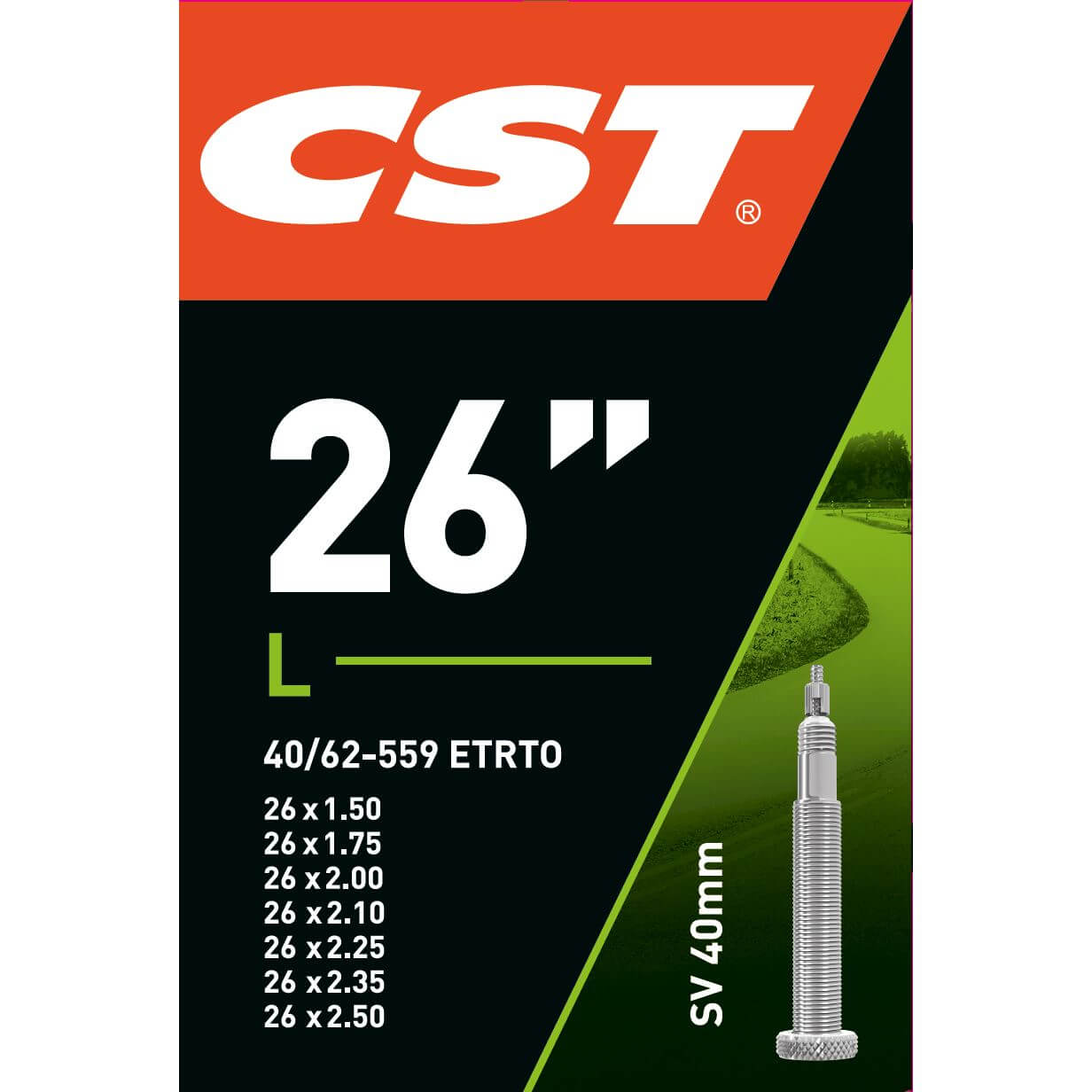 CST binnenband 26 x 1.50 - 2.50 (40/62-559) fv 40mm