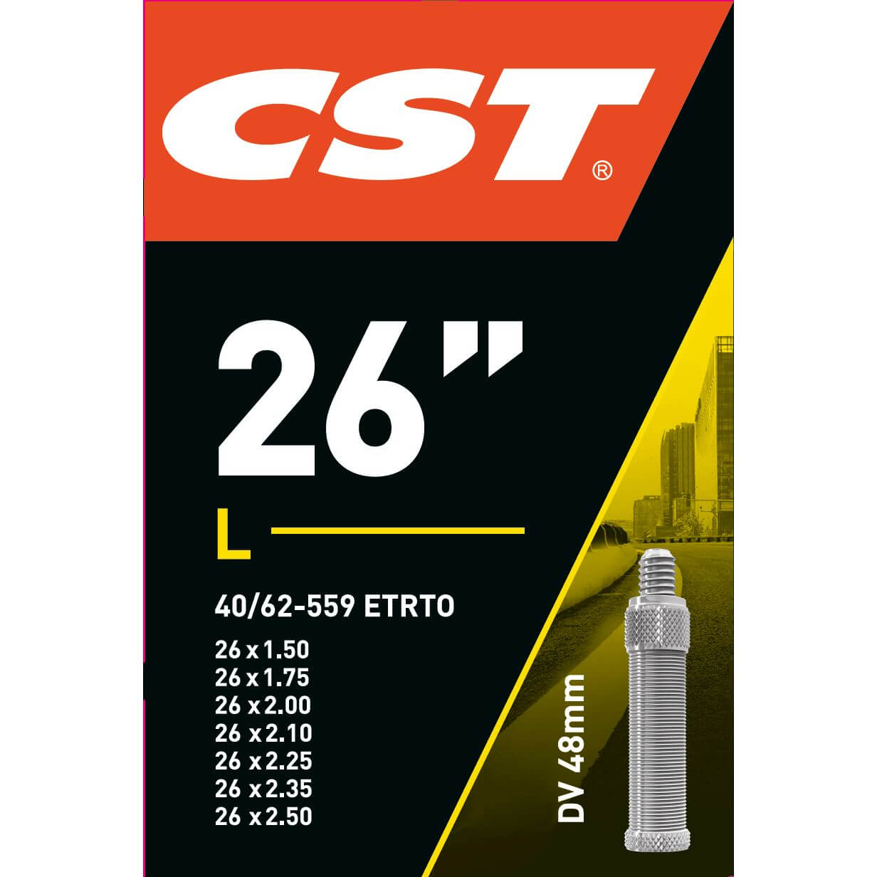 CST binnenband 26 x 1.50 - 2.50 hv 48mm