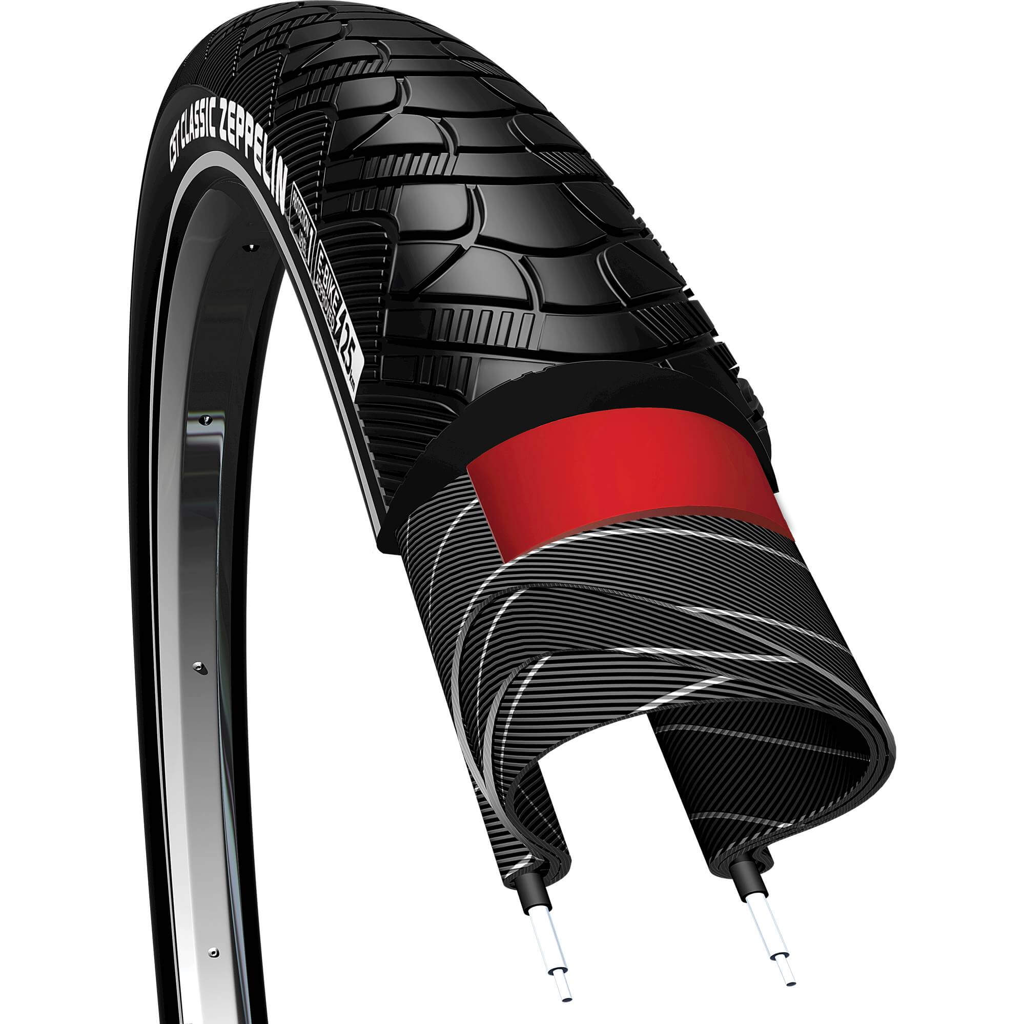 CST buitenband 28x1.75 Zeppelin R - Zwart (47-622)