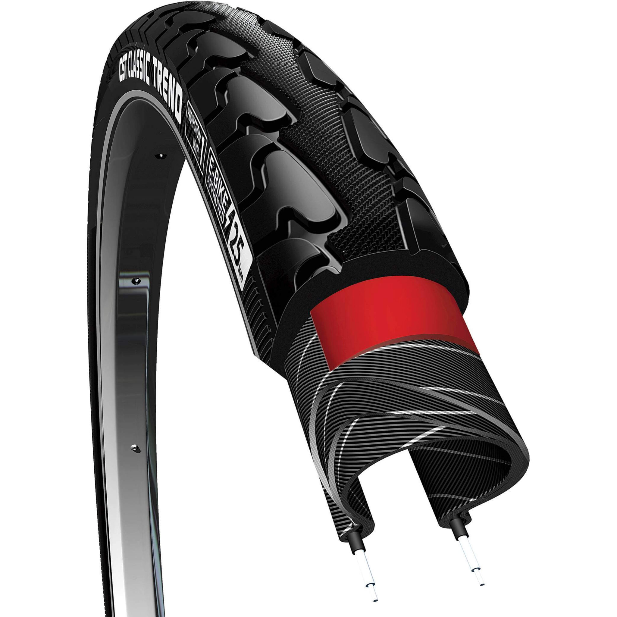 CST buitenband 28x1 3/8 Trend R - Zwart (37-622)