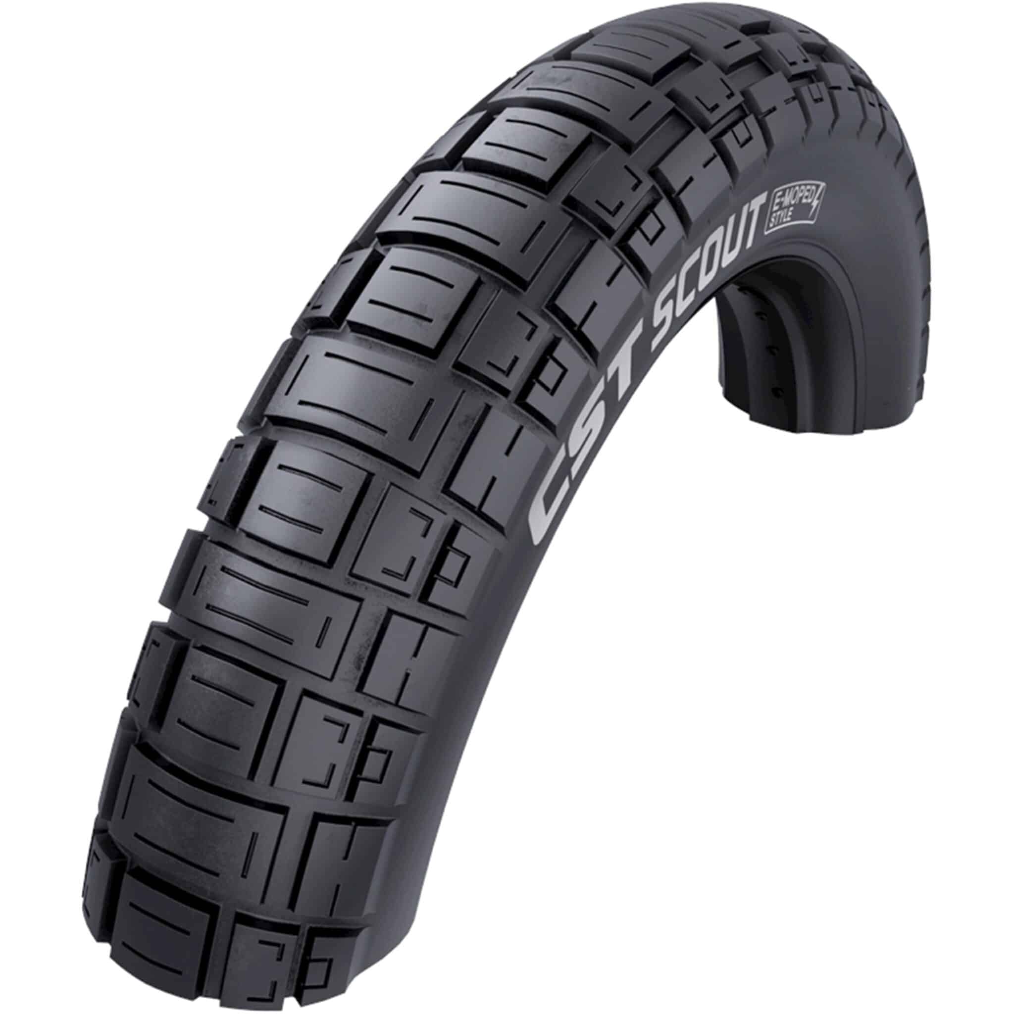 CST Buitenband 20 x 4.00 Fatbike Scout zwart reflectie