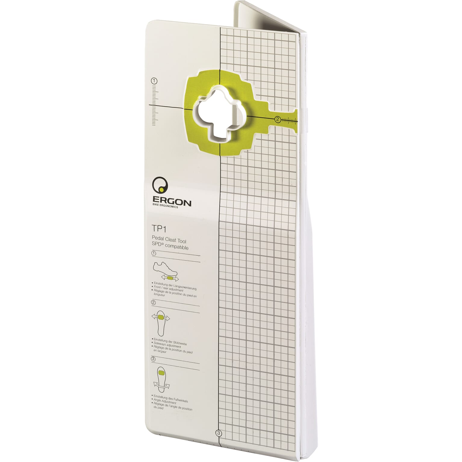Ergon afstelmal TP1 SPD plaat