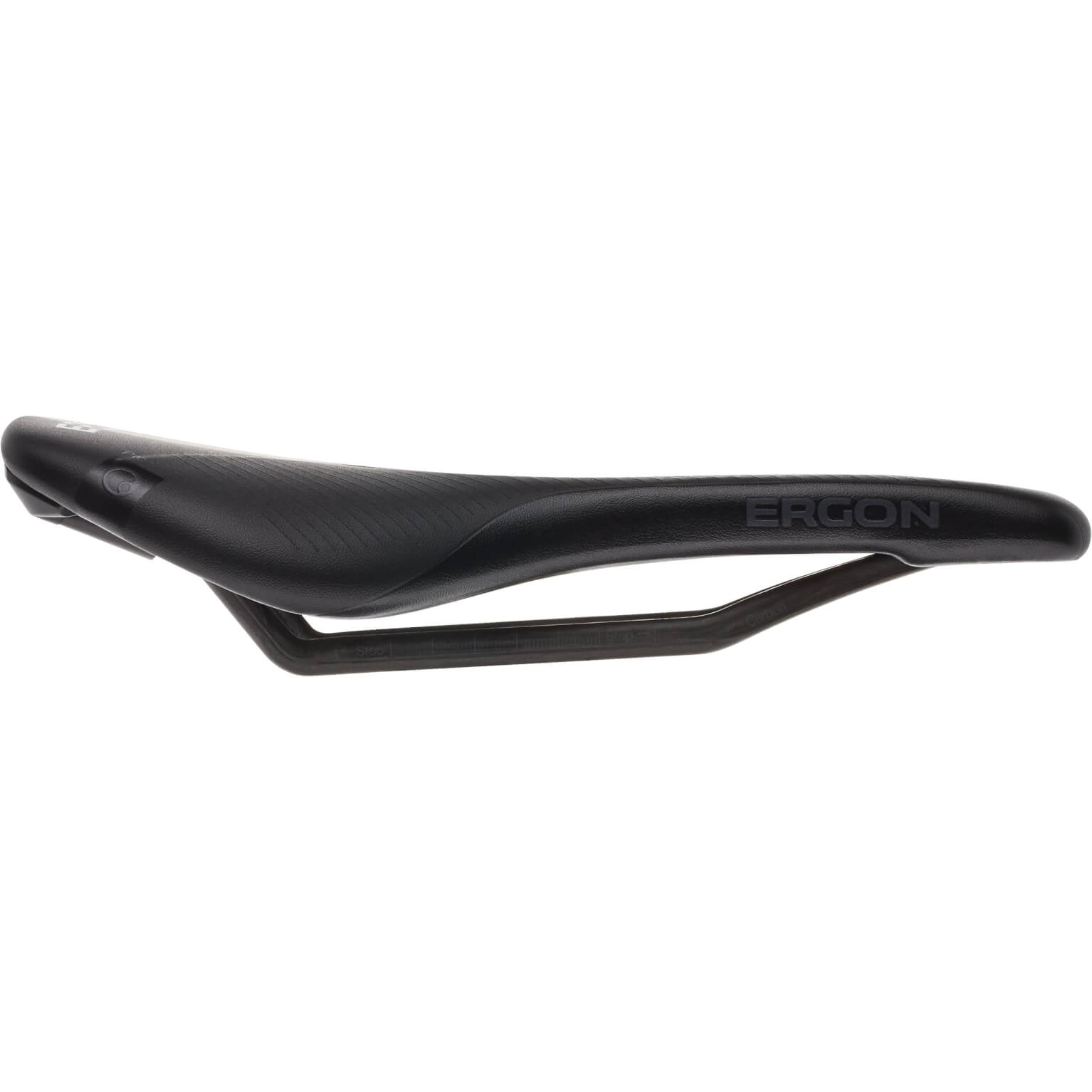 Ergon zadel SR Pro Carbon dames S/M zwart