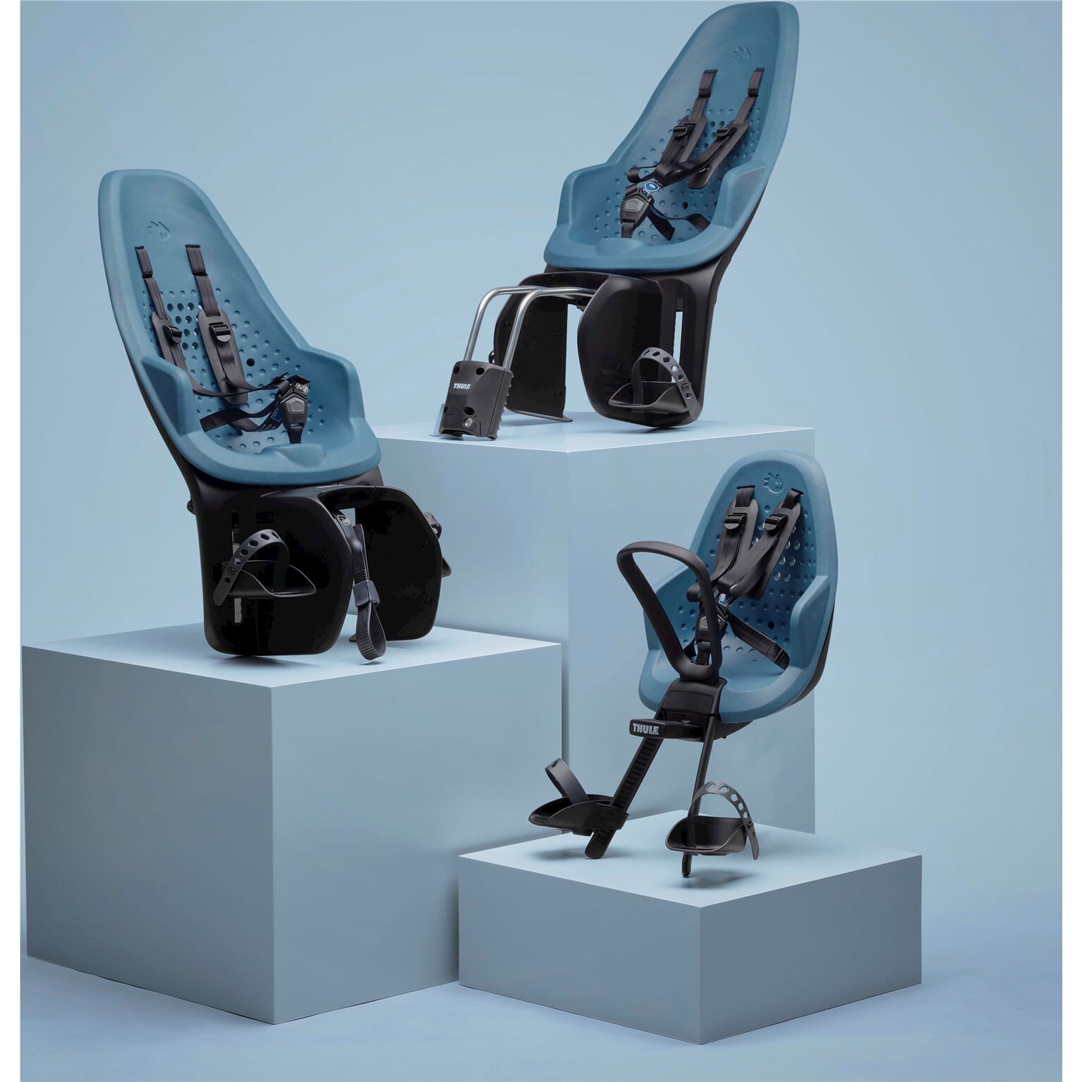Thule achterzitje Yepp 2 Maxi drager bevestiging aegean Blauw