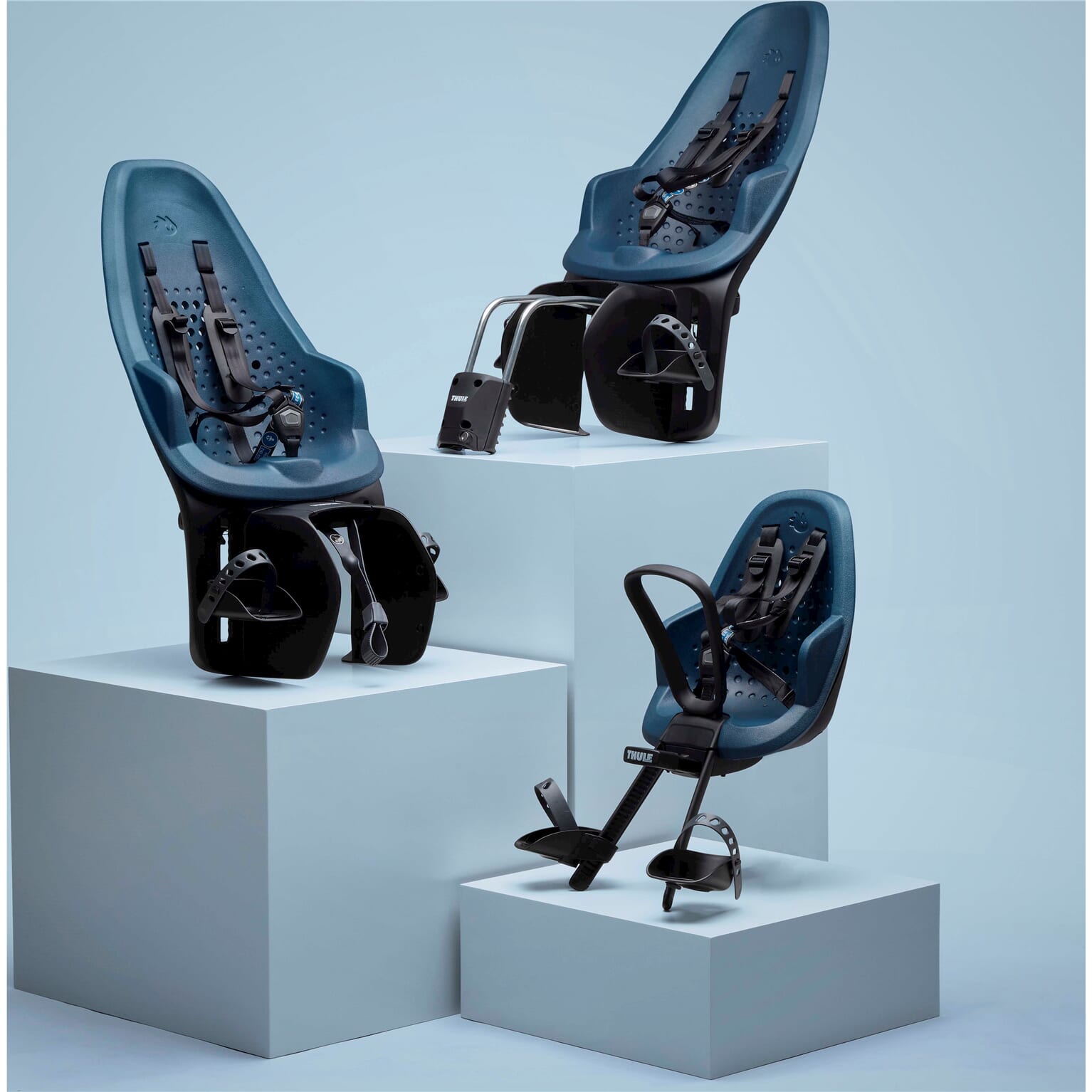 Thule achterzitje Yepp 2 Maxi frame bevestiging majolica Blauw