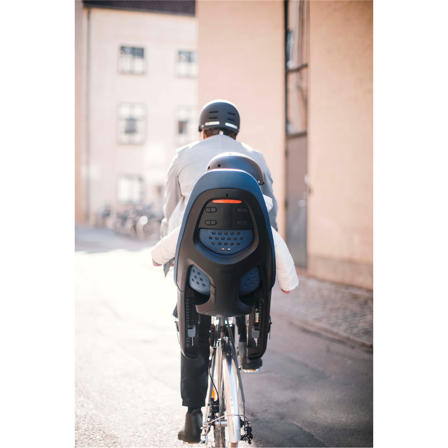 Thule achterzitje Yepp 2 Maxi frame bevestiging aegean Blauw