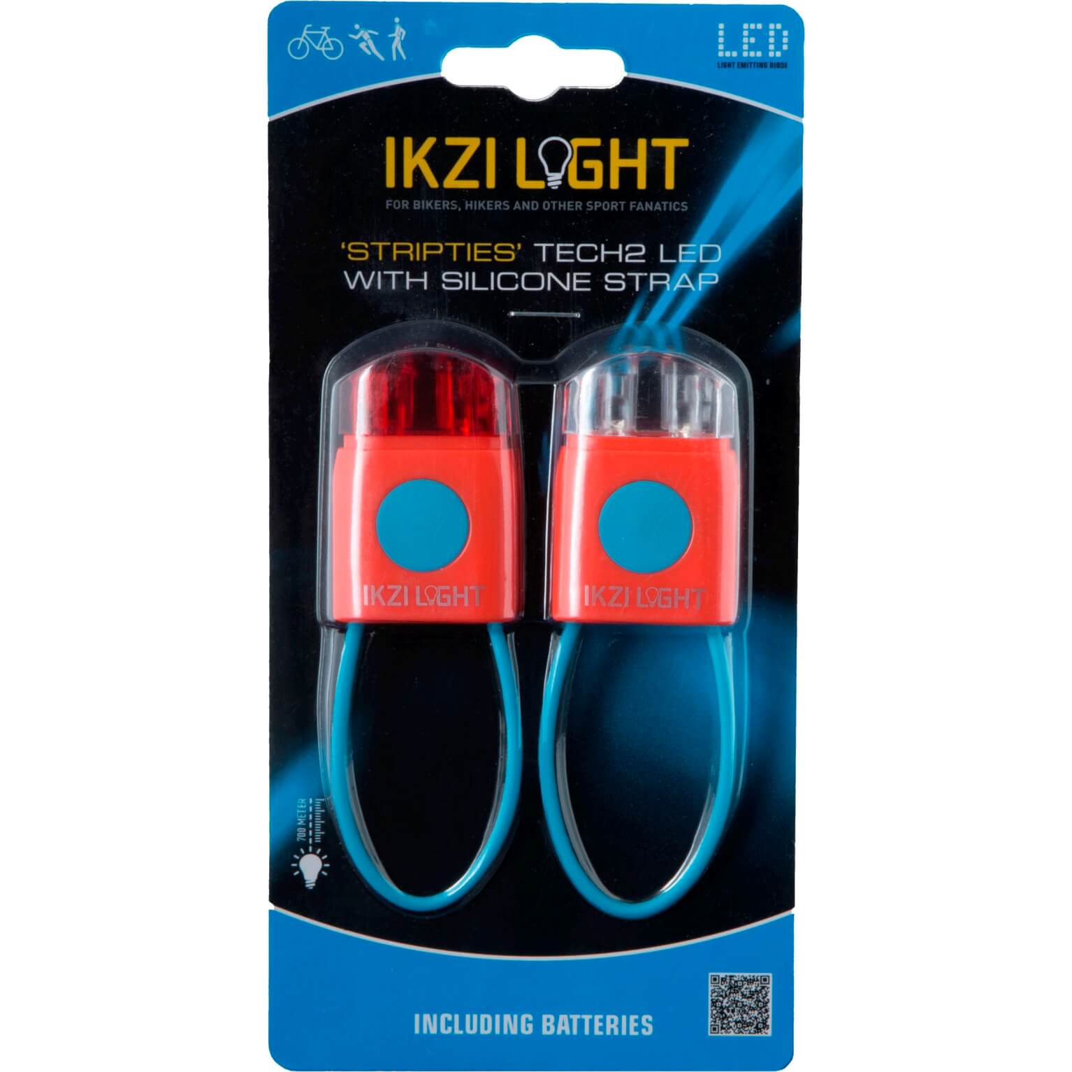 IKZI verl set mini Stripties led rood
