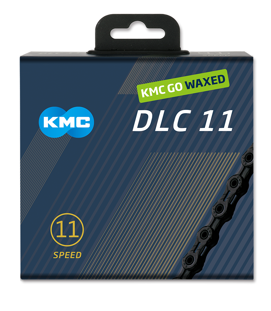 KMC ketting DLC11 black 118s waxed