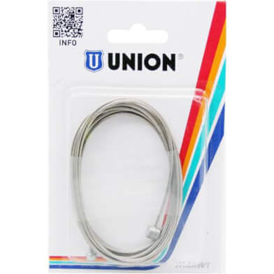 Union rem binnenkabel 19 draads 2 nippels RVS