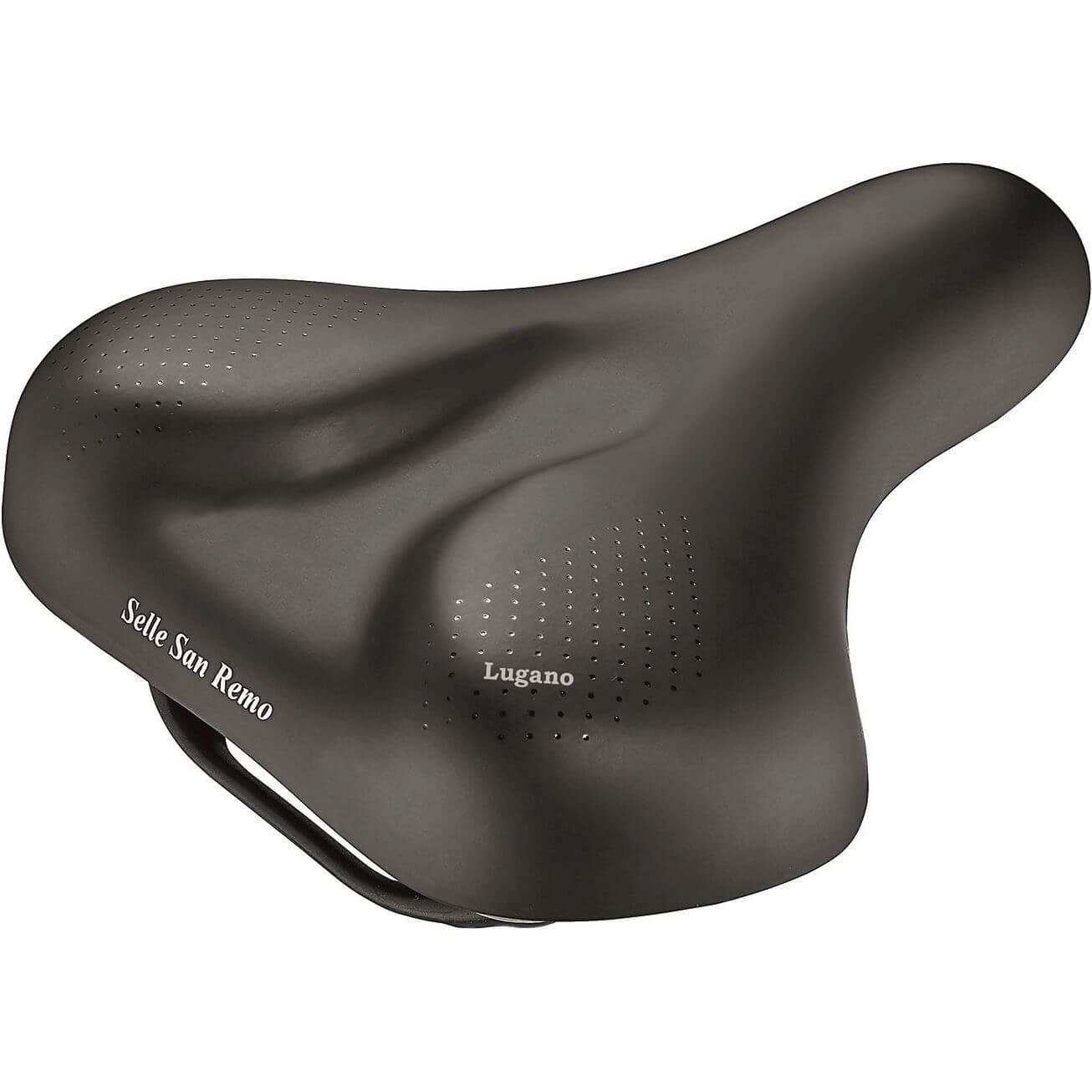 Selle San Remo zadel Lugano unisex zwart