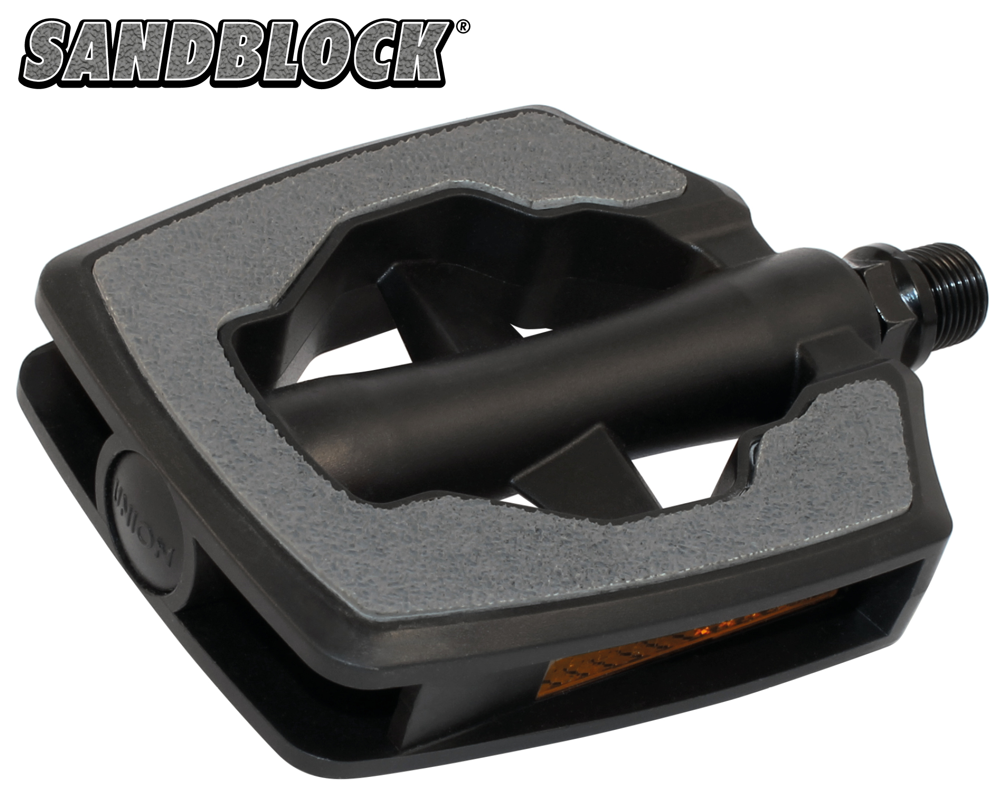 Union pedalen 880 anti-slip zwart op krt