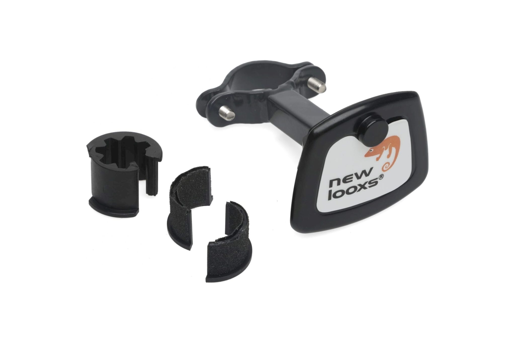 New Looxs Afneembare fietsmand Toscane - Zwart - Incl. bevestiging - Smartlock