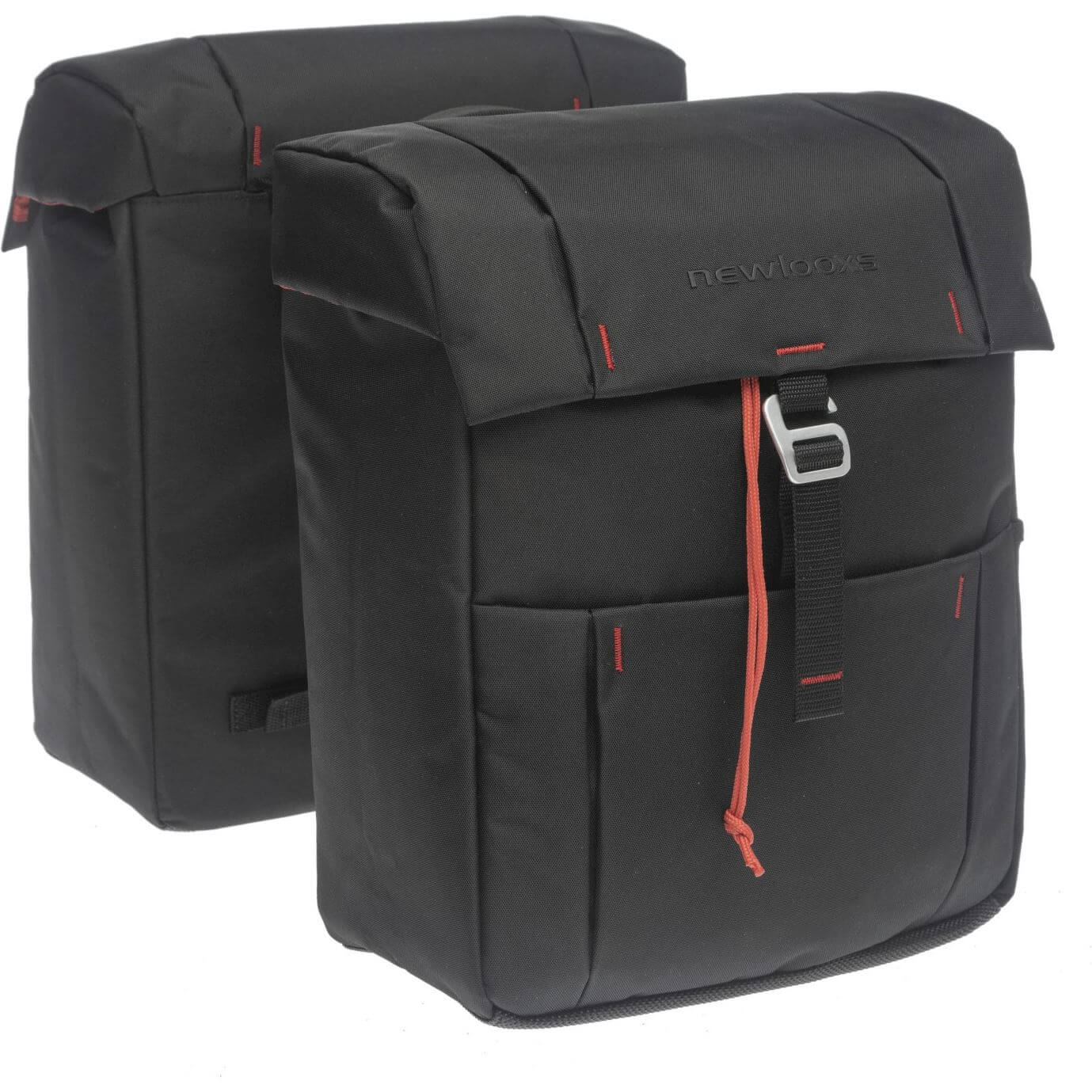 New Looxs fietstas dubbel Vigo zwart  37L