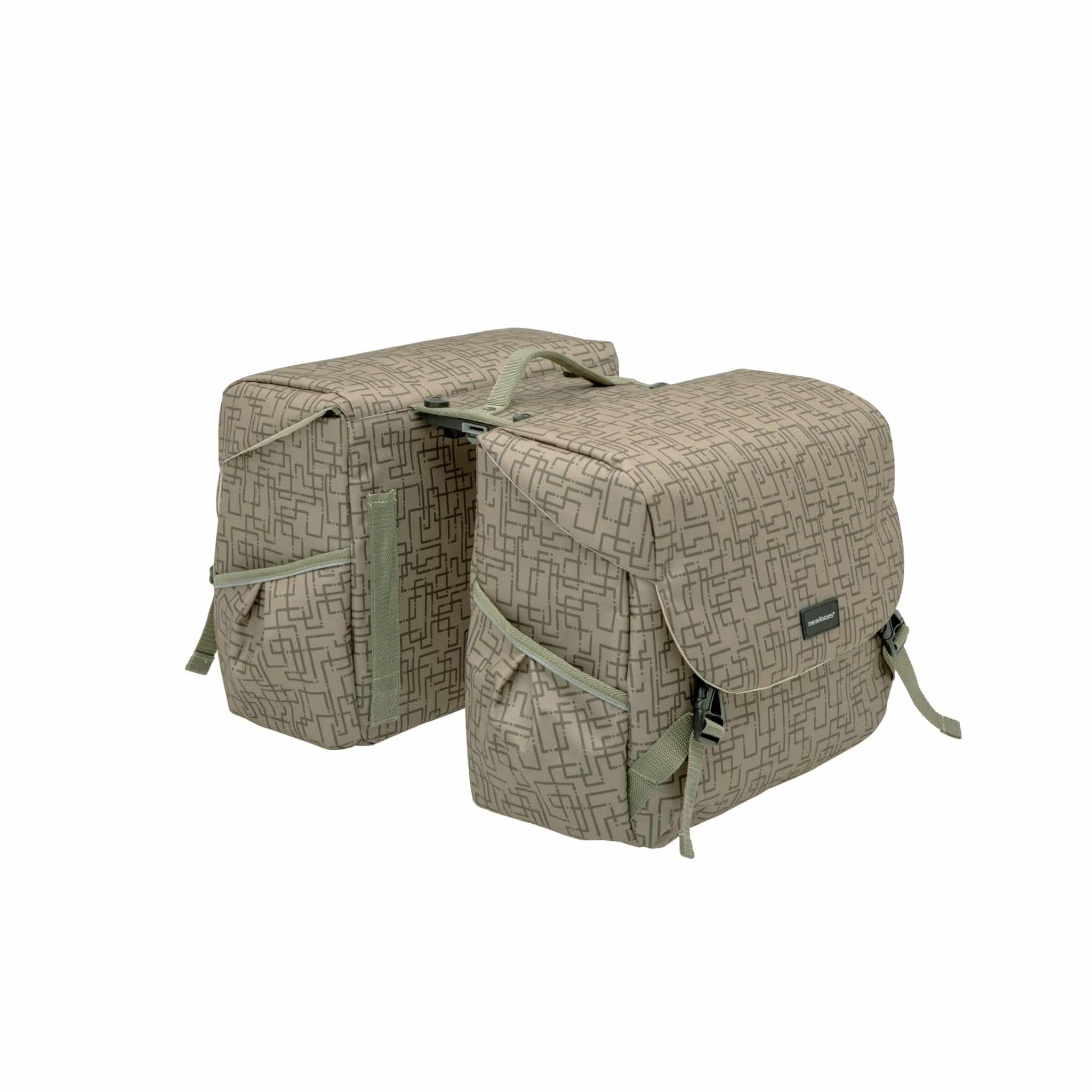 New Looxs fietstas dubbel Mondi Joy Ivy walnoot MIK 38L