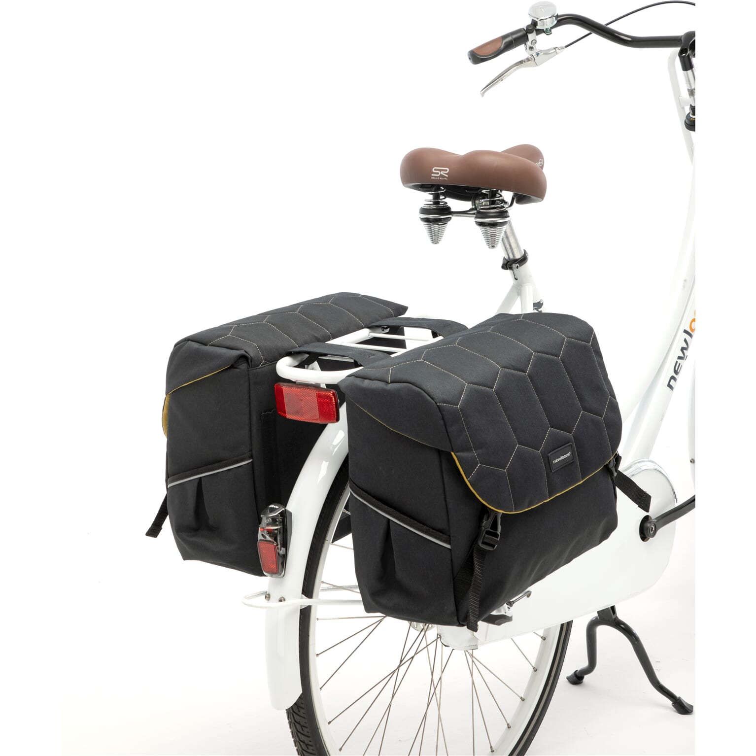 New Looxs fietstas dubbel Mondi Joy Quilted zwart 38L