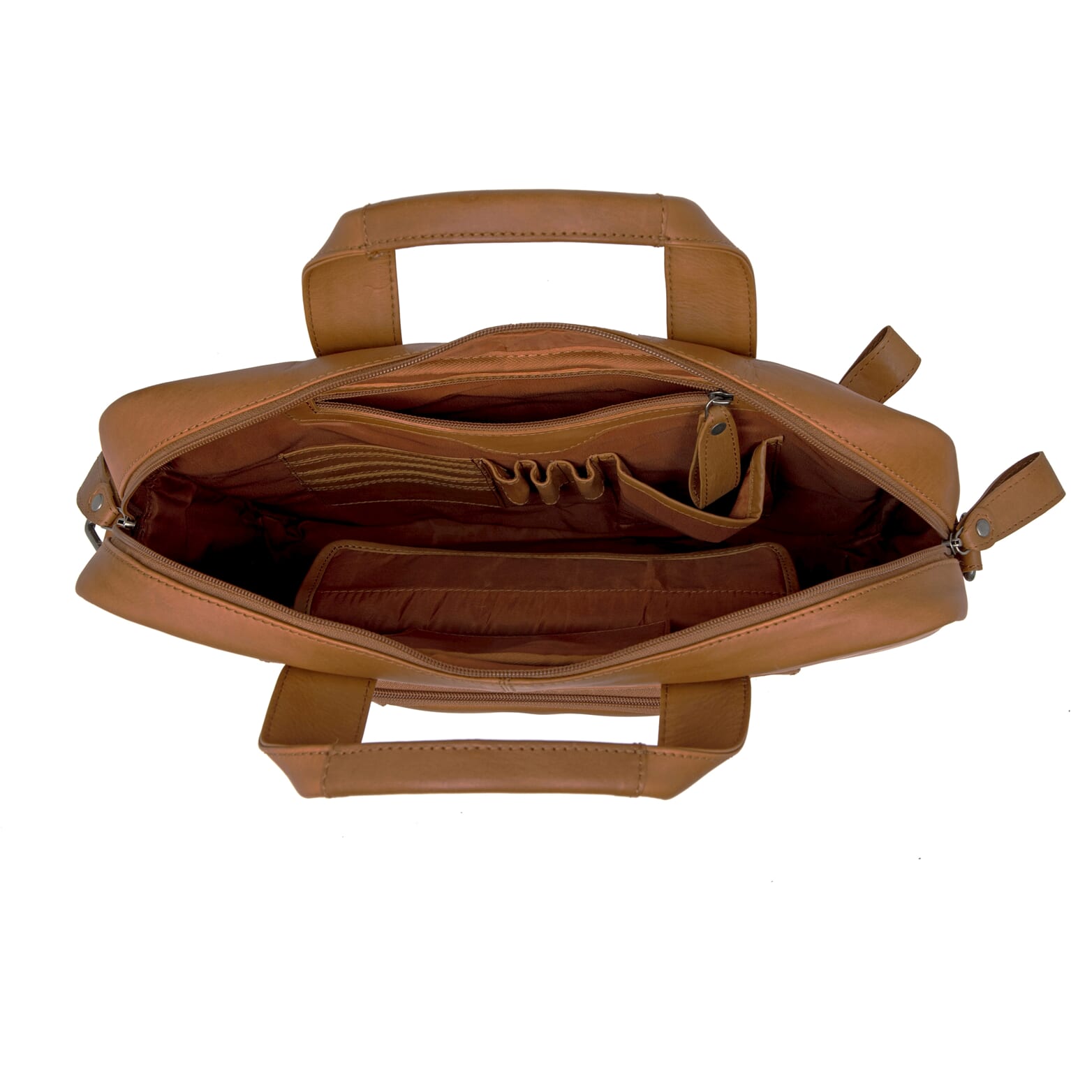 New Looxs laptoptas Luko leer cognac 7.5L 15 inch