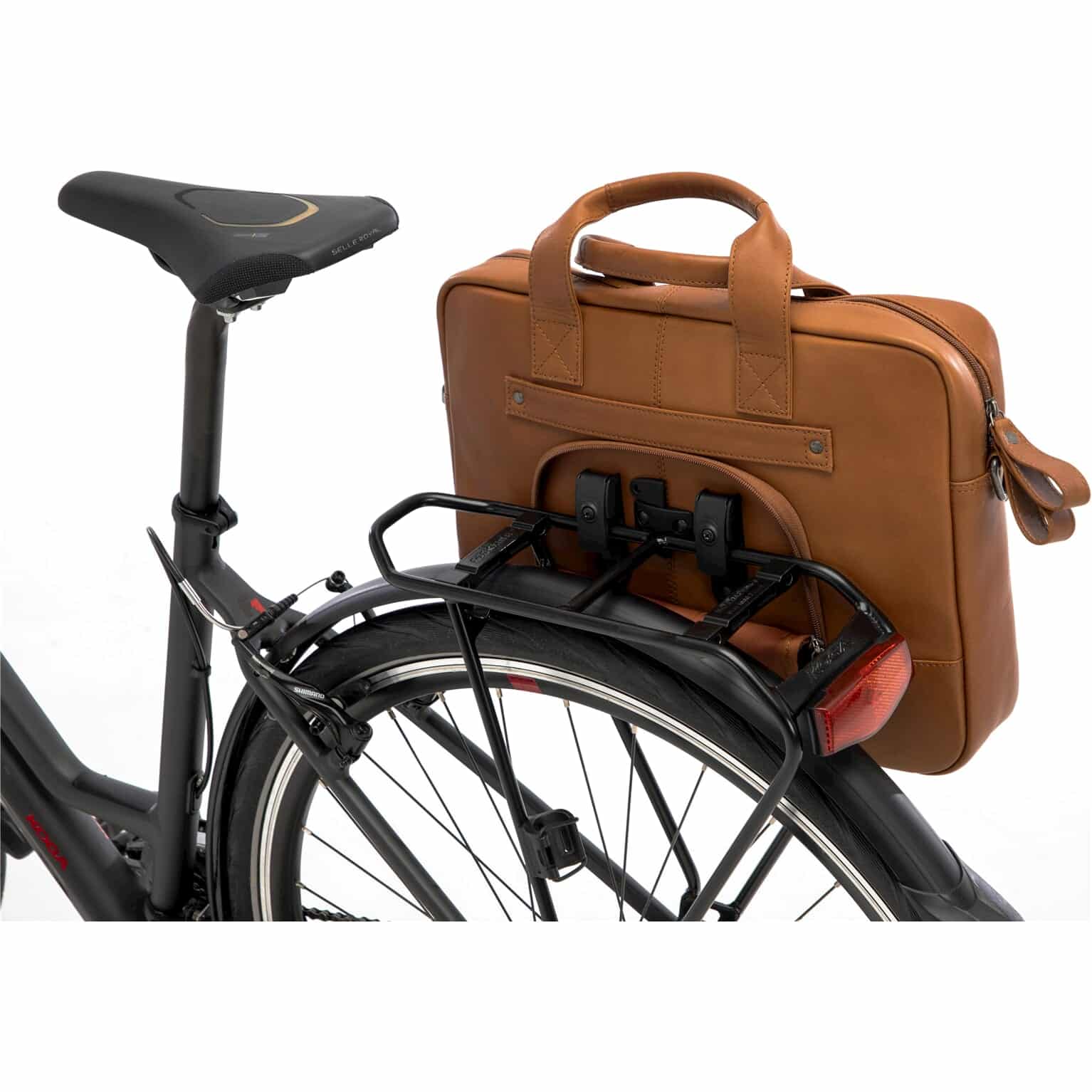 New Looxs laptoptas Luko leer cognac 7.5L 15 inch