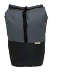 New Looxs fietstas dubbel Nyborg donkergrijs/zwart 34L