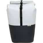 New Looxs fietstas dubbel Nyborg lichtgrijs/zwart 34L