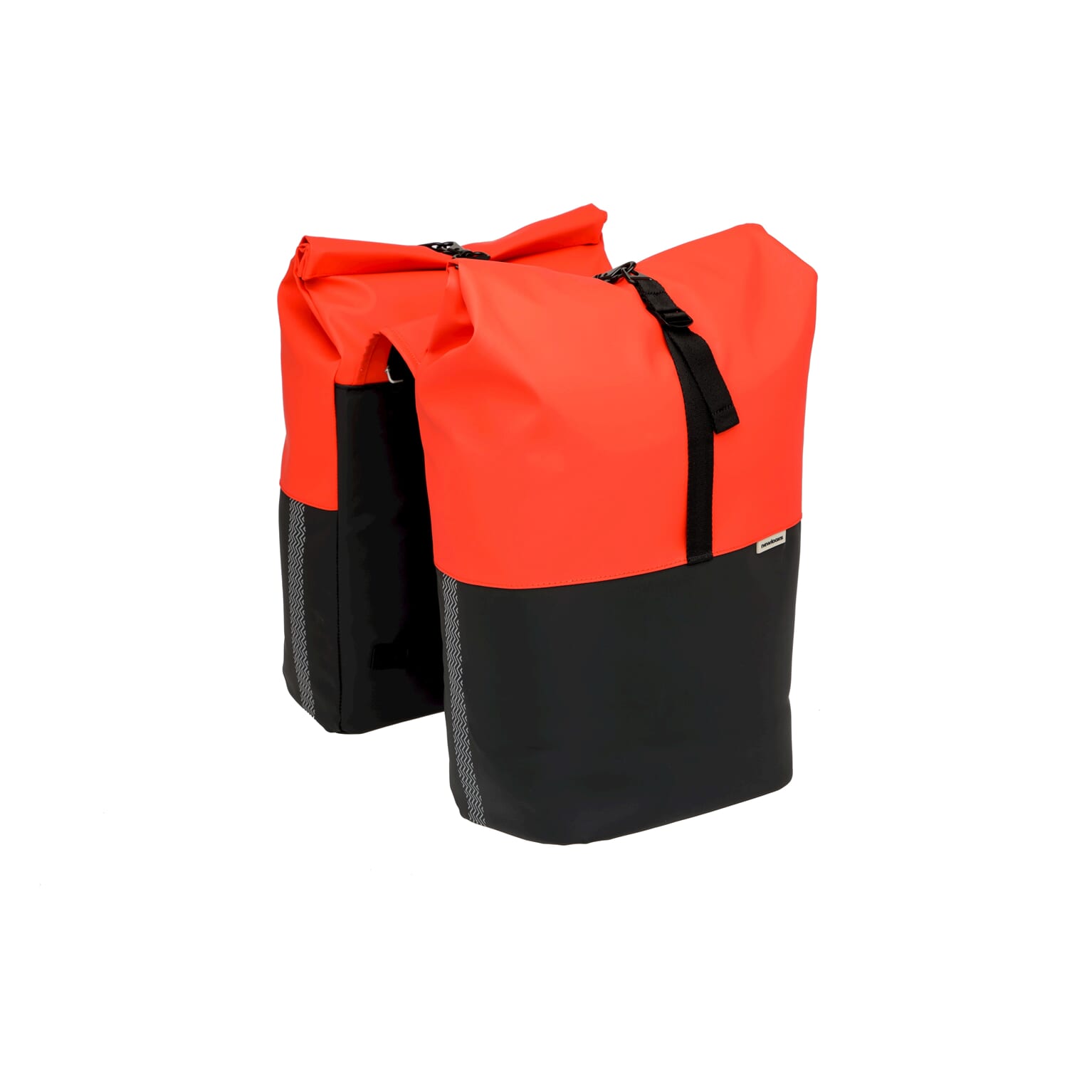 New Looxs fietstas dubbel Nyborg rood/zwart 34L