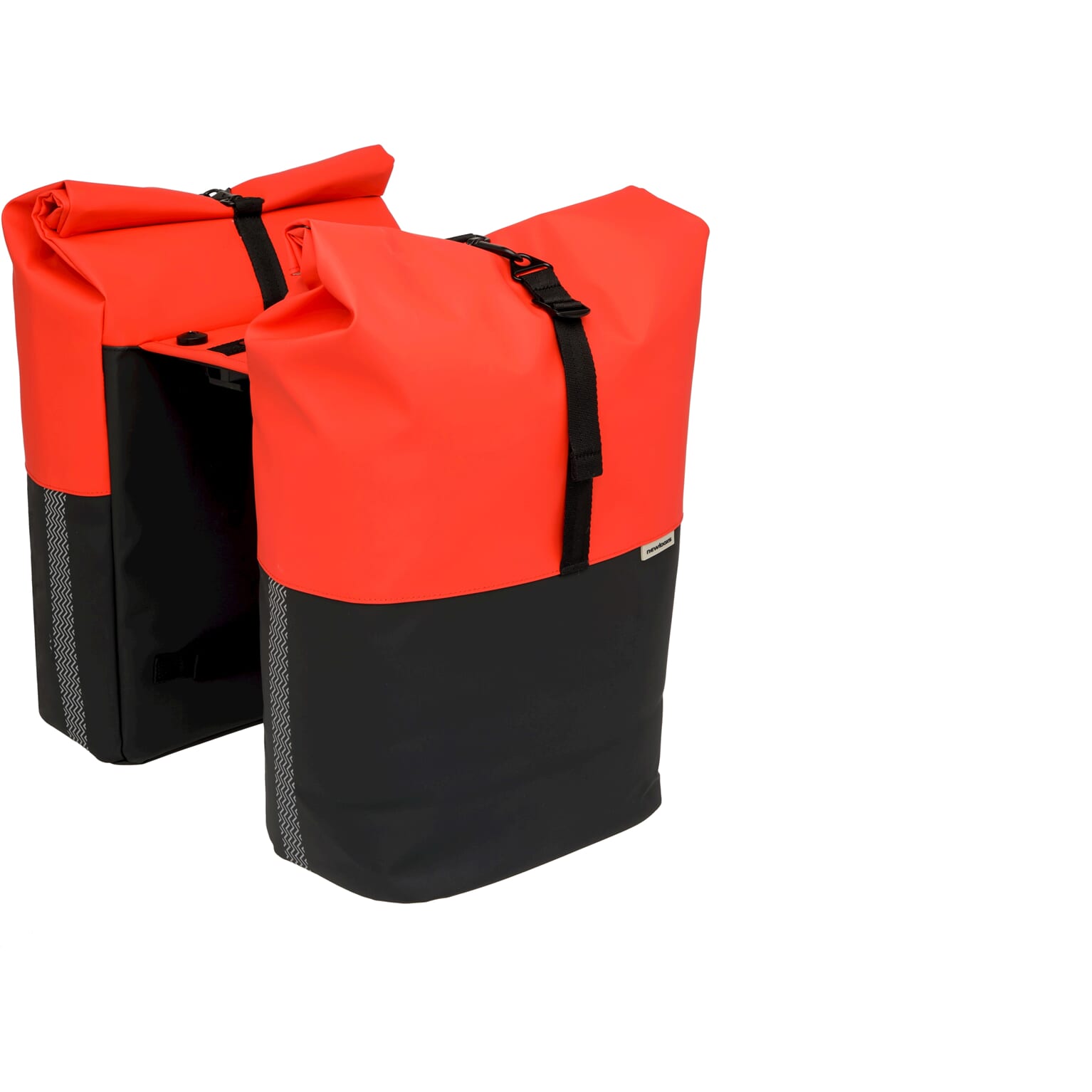 New Looxs fietstas dubbel Nyborg rood/zwart MIK 34L