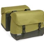 New Looxs fietstas dubbel Joli Oslo olive/geel 37L