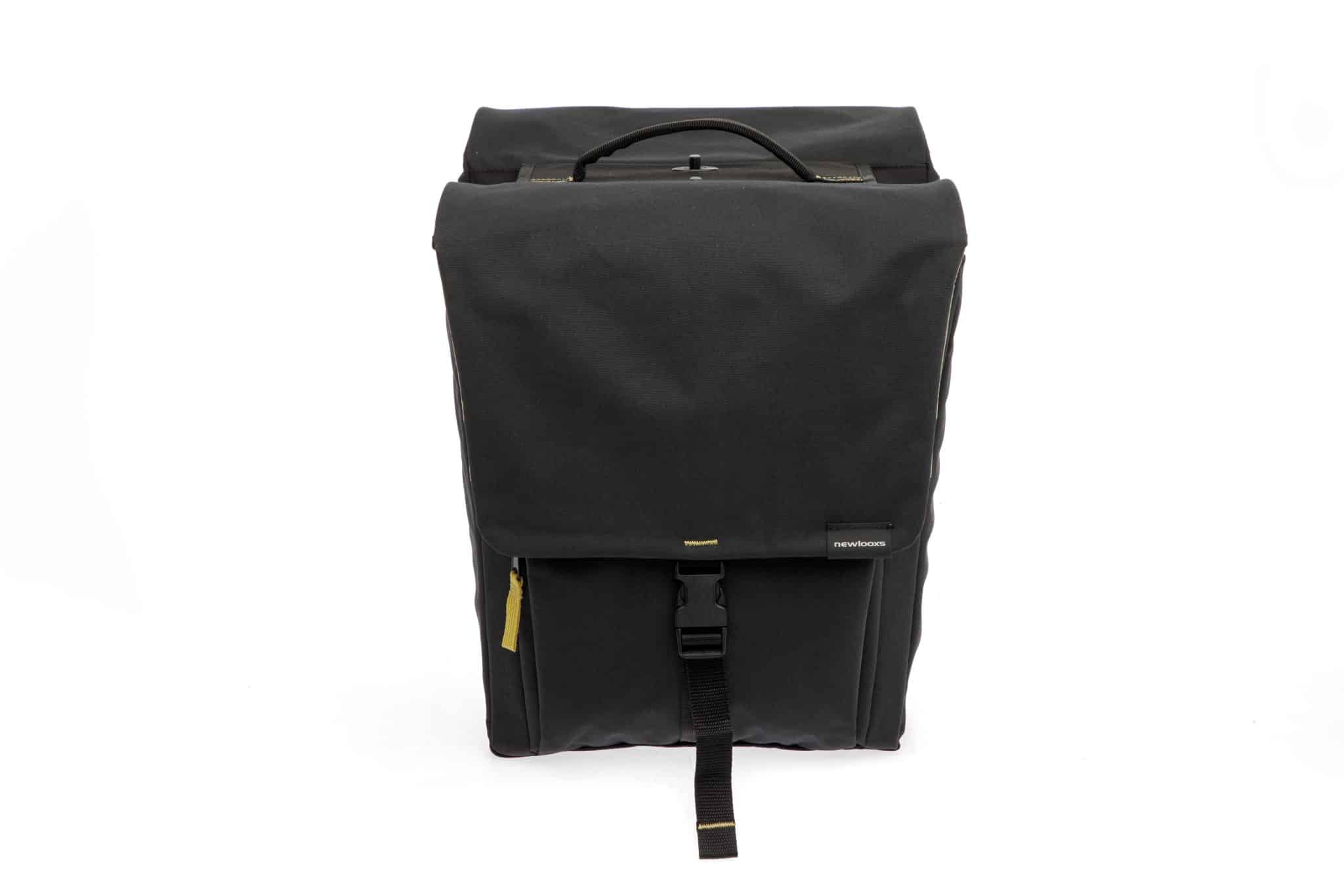 New Looxs fietstas dubbel Tulum afneembaar zwart 32L