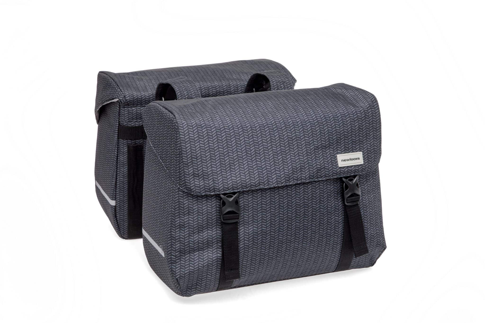 New Looxs fietstas dubbel Mondi Joy Nima zwart 38L