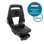 Qibbel achterzitje Junior 6+ MIK-HD Midnight zwart -zwart