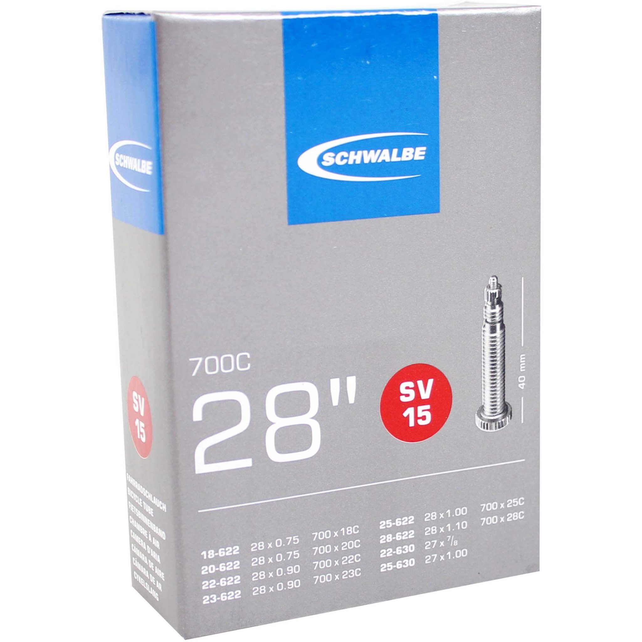 Schwalbe binnenband SV15 28 x 0.75 - 1.10 fv 40mm