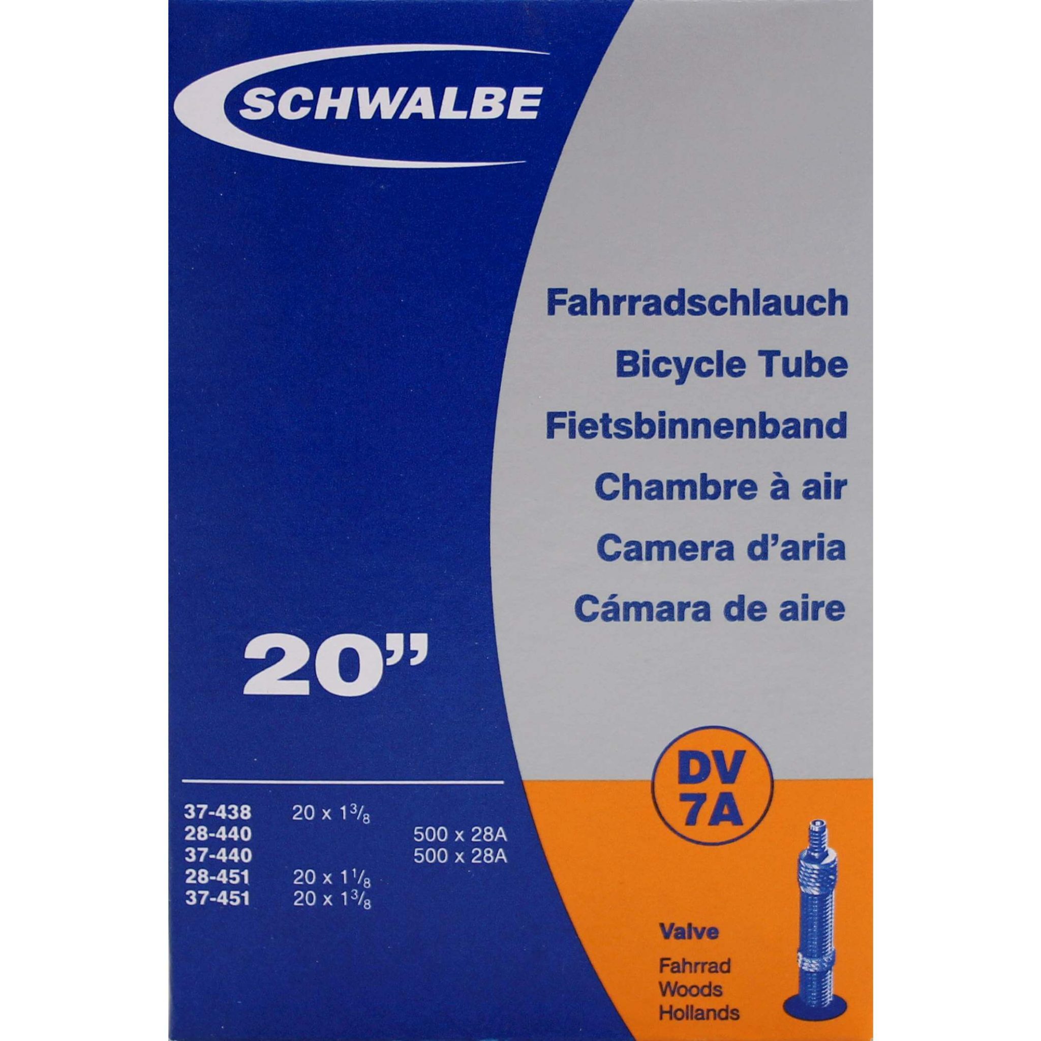 Schwalbe binnenband DV7A 20 x 1 3/8 hv 32mm