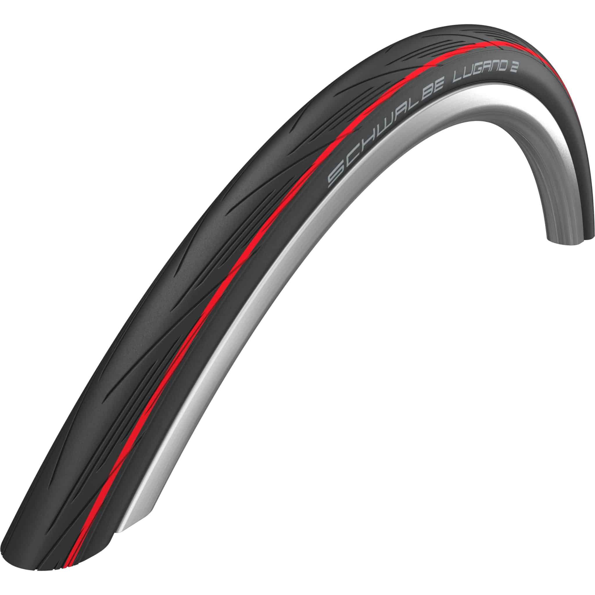 Schwalbe buitenband 700x25 Lugano II zwart/red