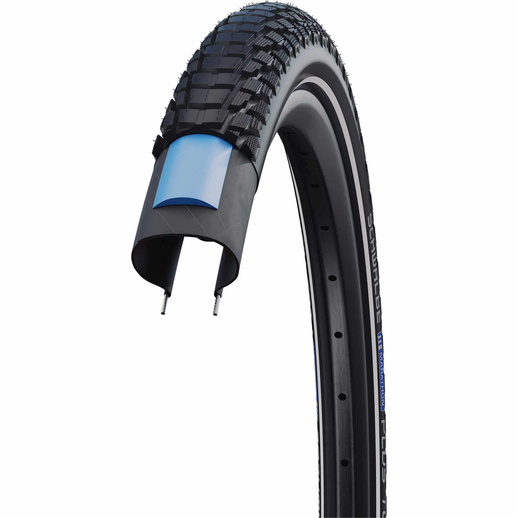 Schwalbe buitenband Marathon Plus Tour Perf 26 x 2.00 zwart reflectie