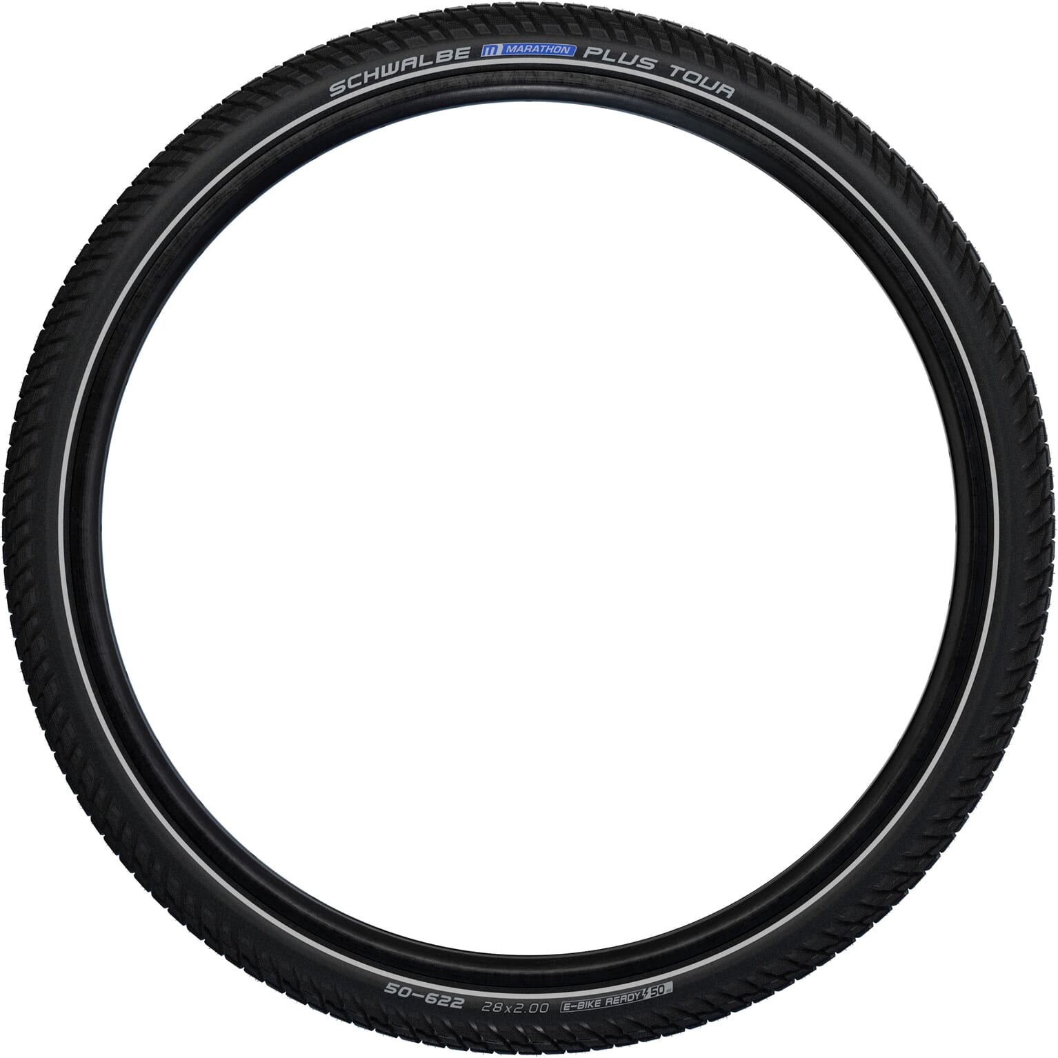 Schwalbe Buitenband Marathon Plus Tour 28 x 1.75 zwart reflectie