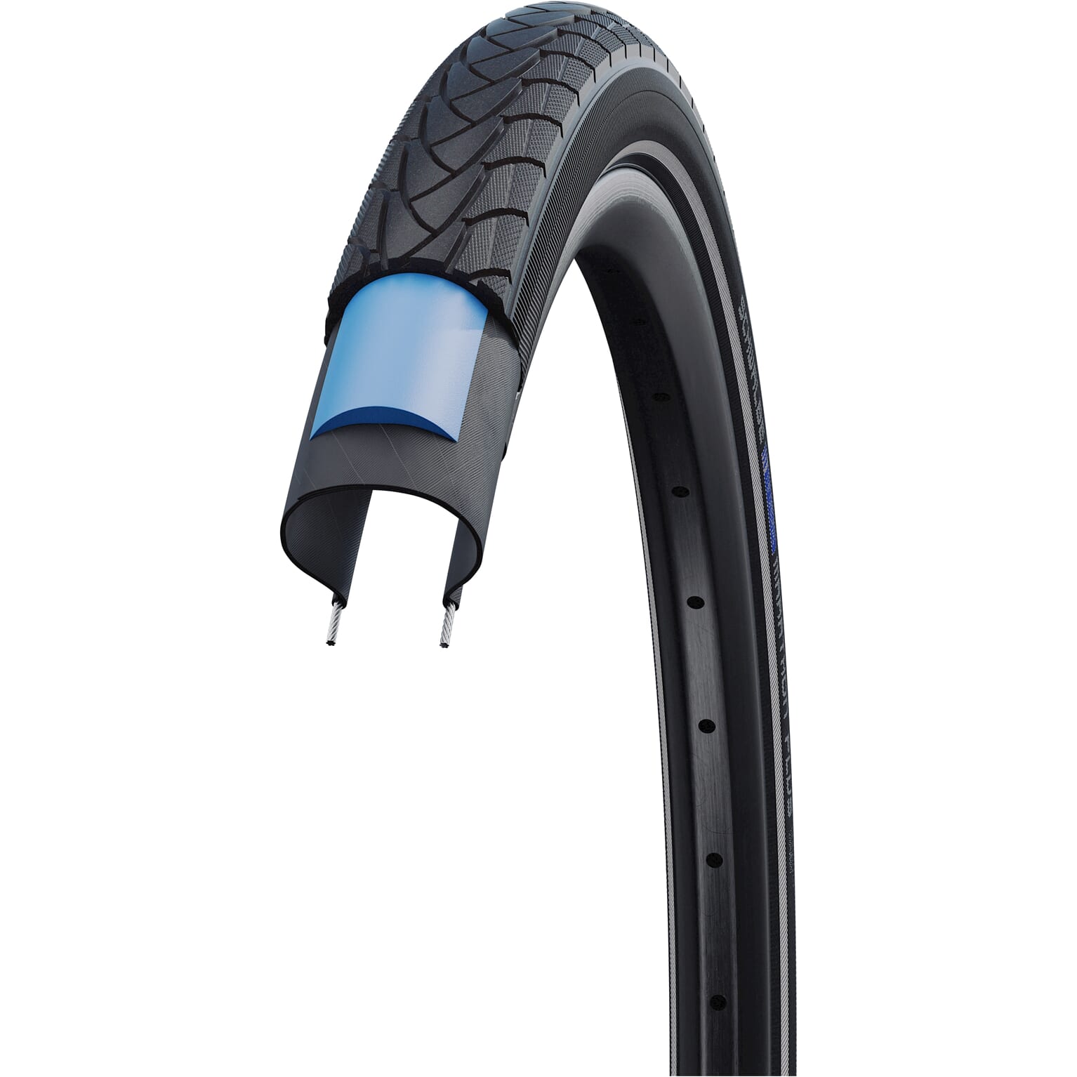 Schwalbe buitenband Marathon Plus 24 x 1 3/8 grijs/zwart
