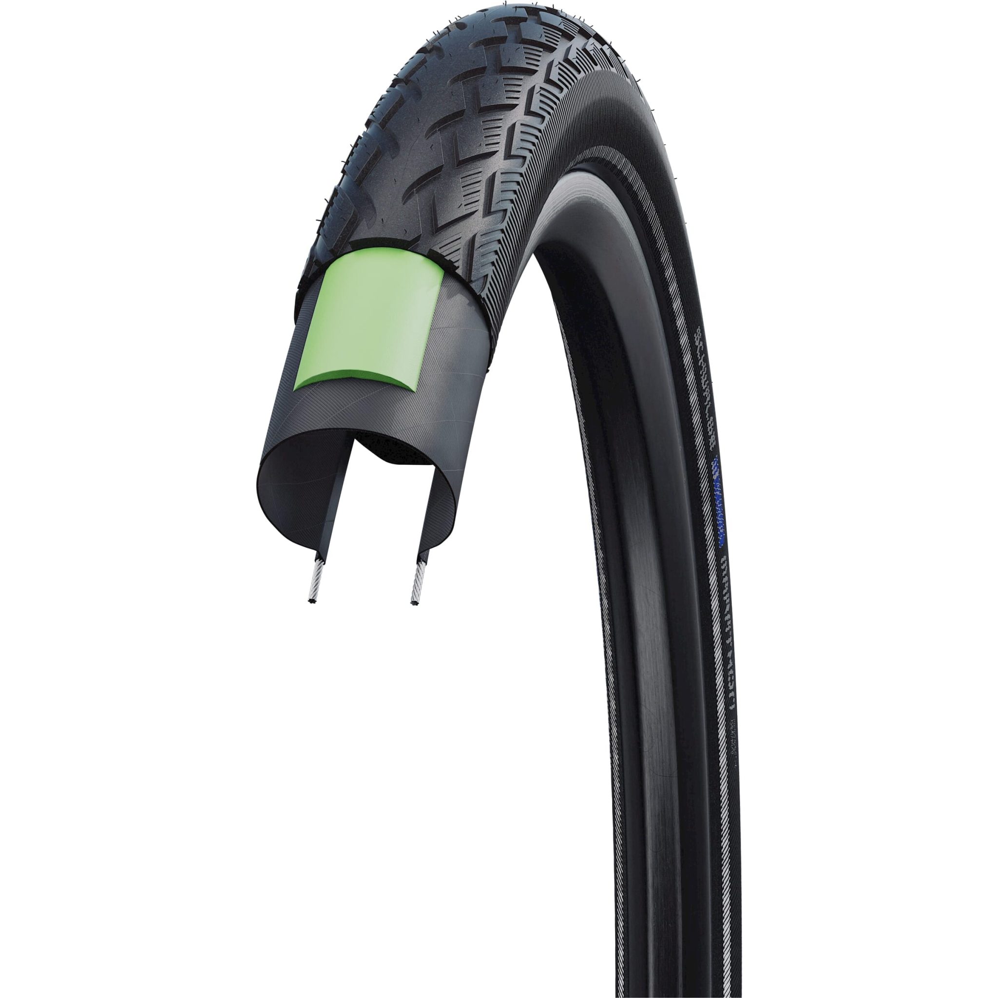Schwalbe buitenband Marathon Perf G-Guard 27.5 x 2.15 zwart reflectie