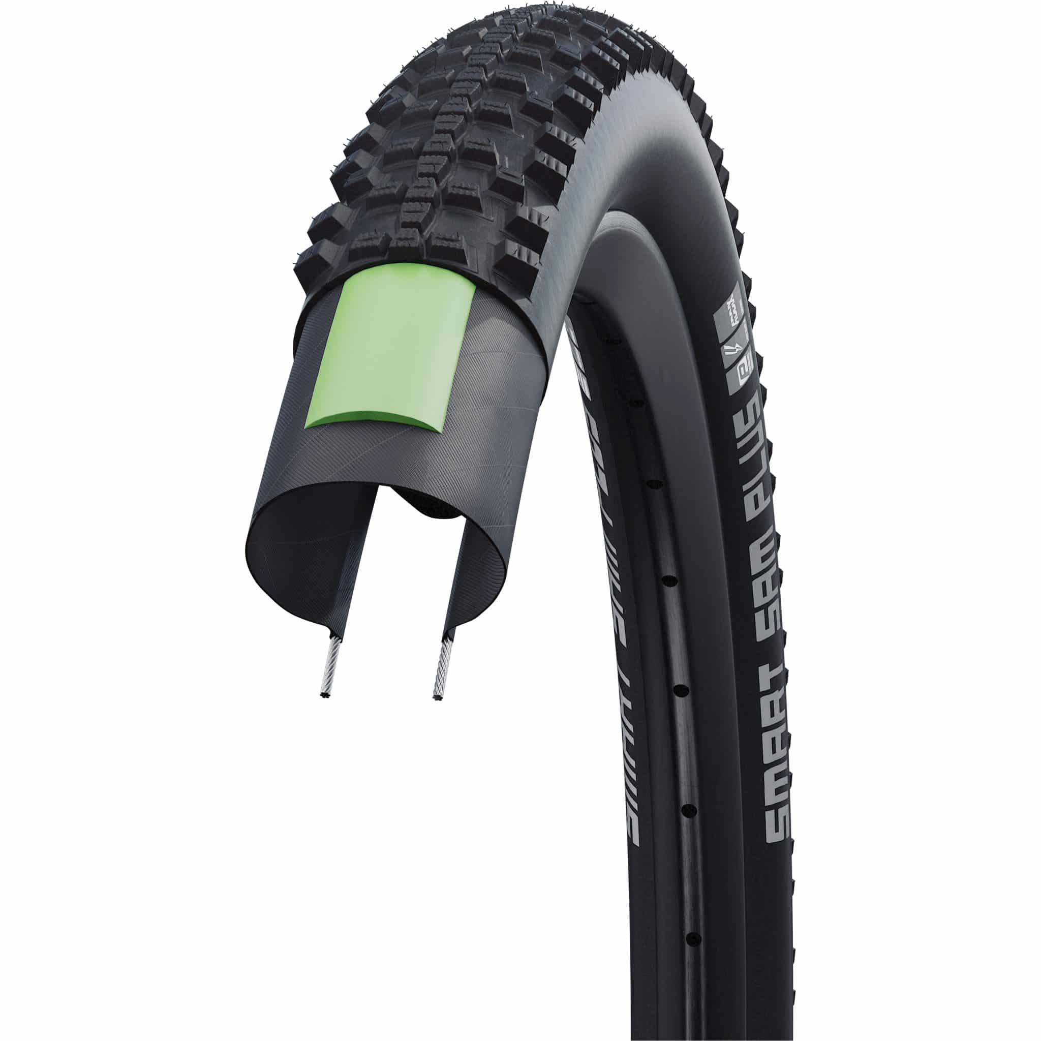 Schwalbe buitenband Smart Sam Plus Performance 27.5 x 2.35 zwart reflectie