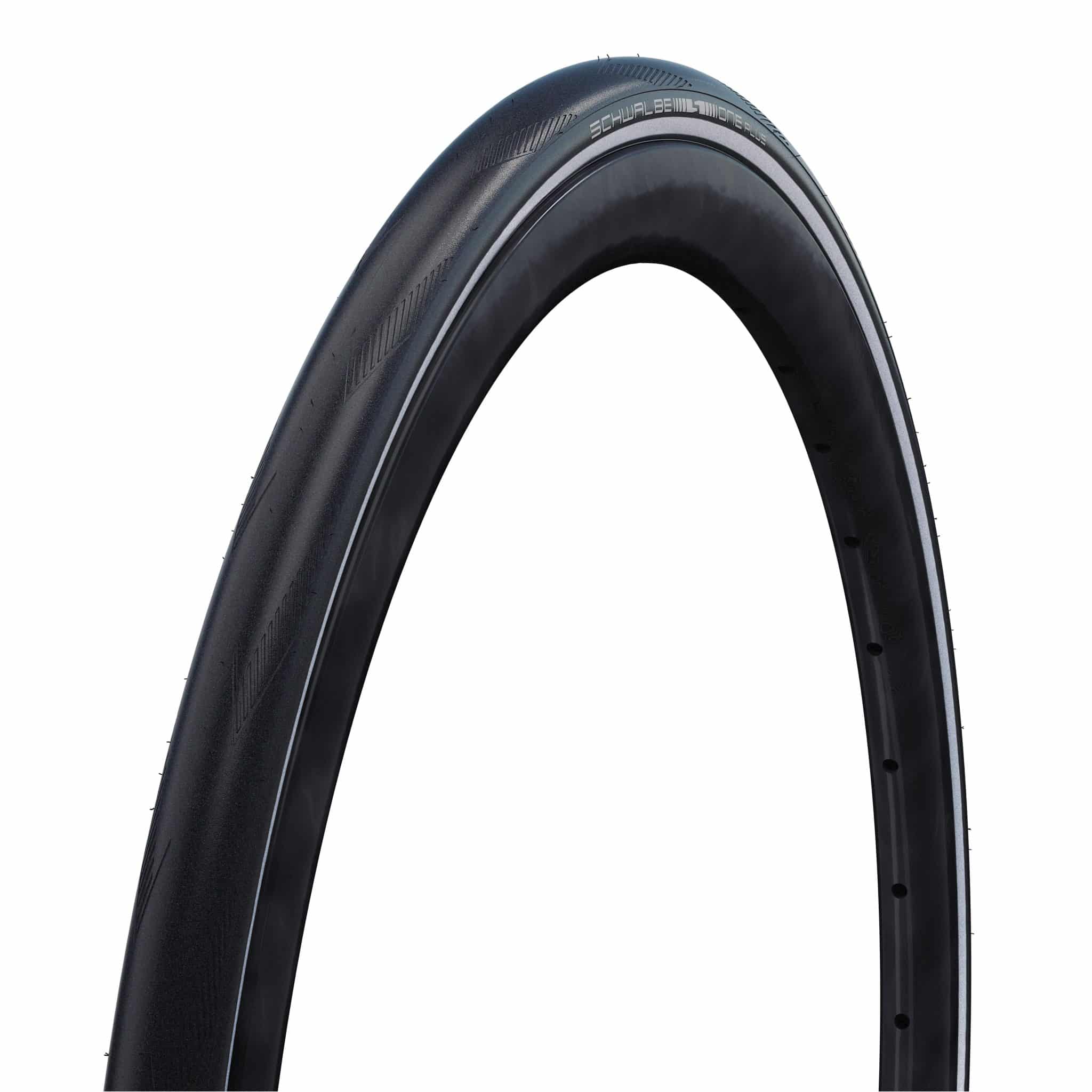 Schwalbe buitenband One Plus 700 x 28 zwart reflectie