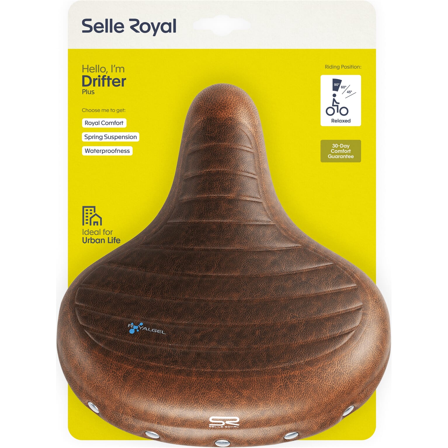 Selle Royal zadel Drifter Plus 5111  bruin