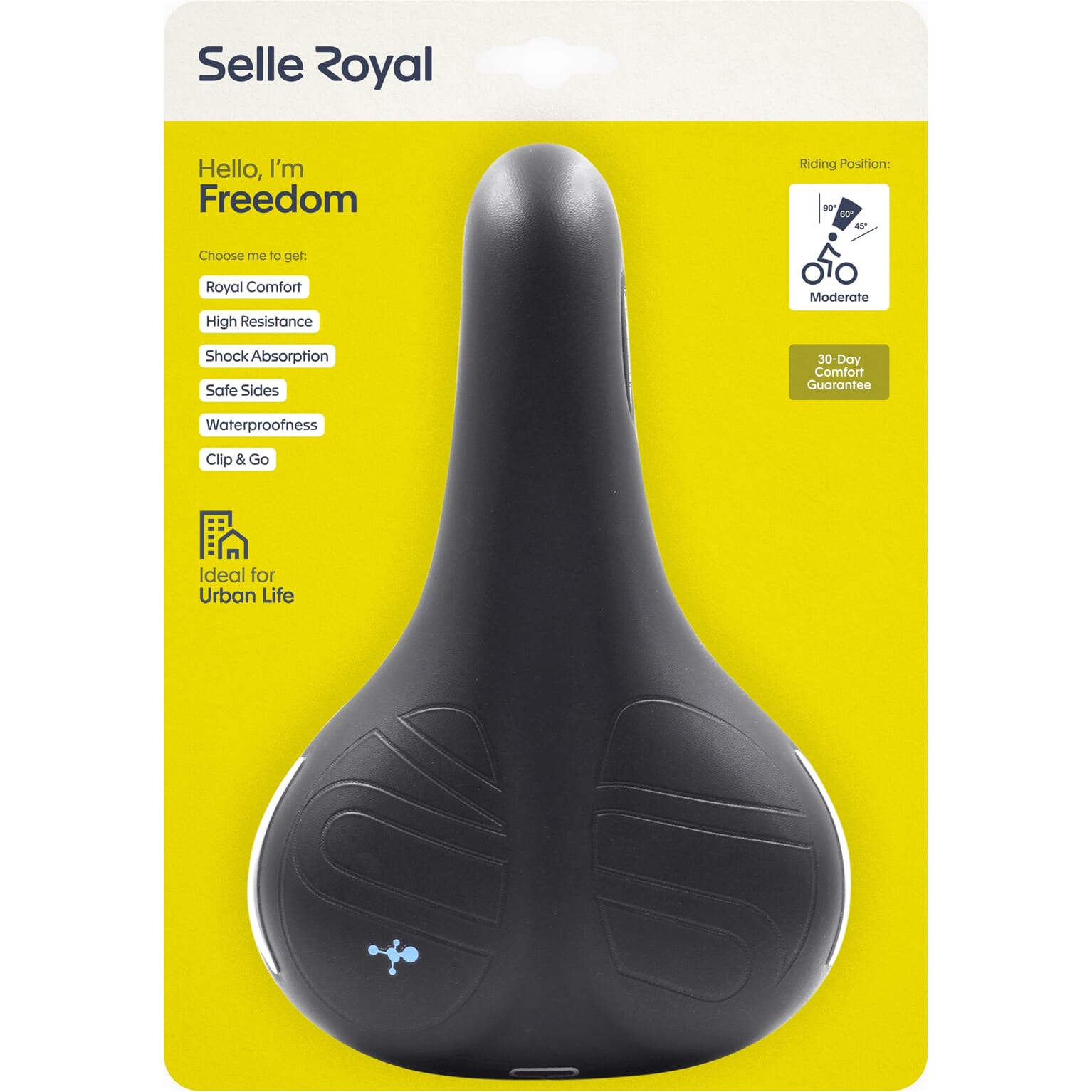 Selle Royal zadel Freedom 5119 - Zwart