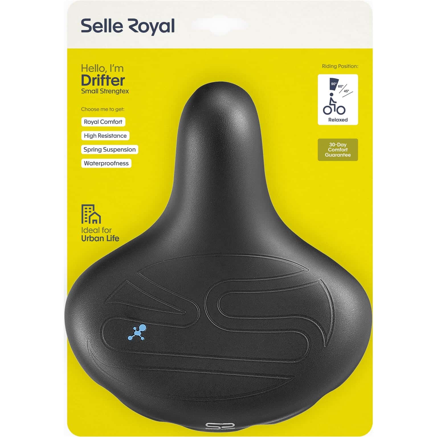 Selle Royal zadel Drifter Small Strengtex 5167 zwart