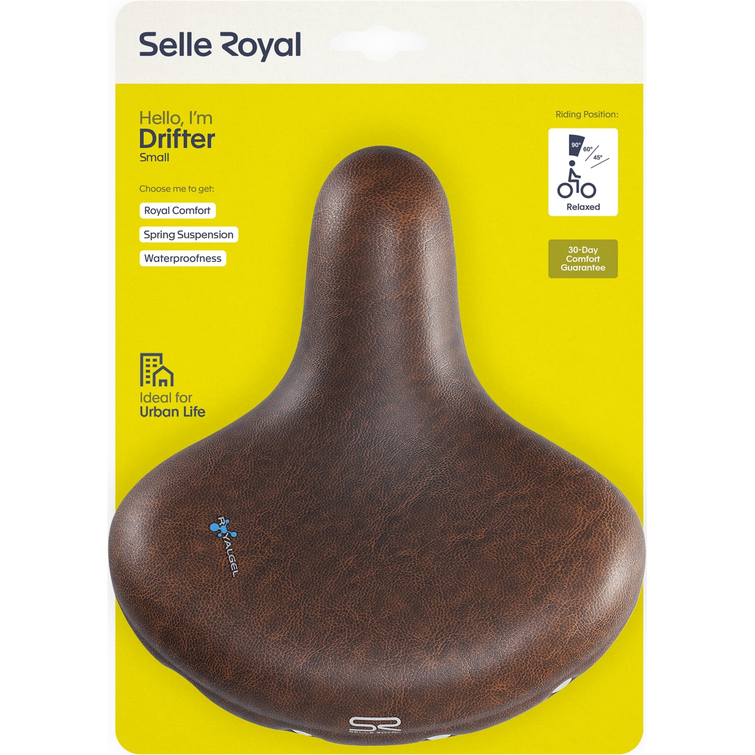 Selle Royal zadel Drifter Small 5167 bruin