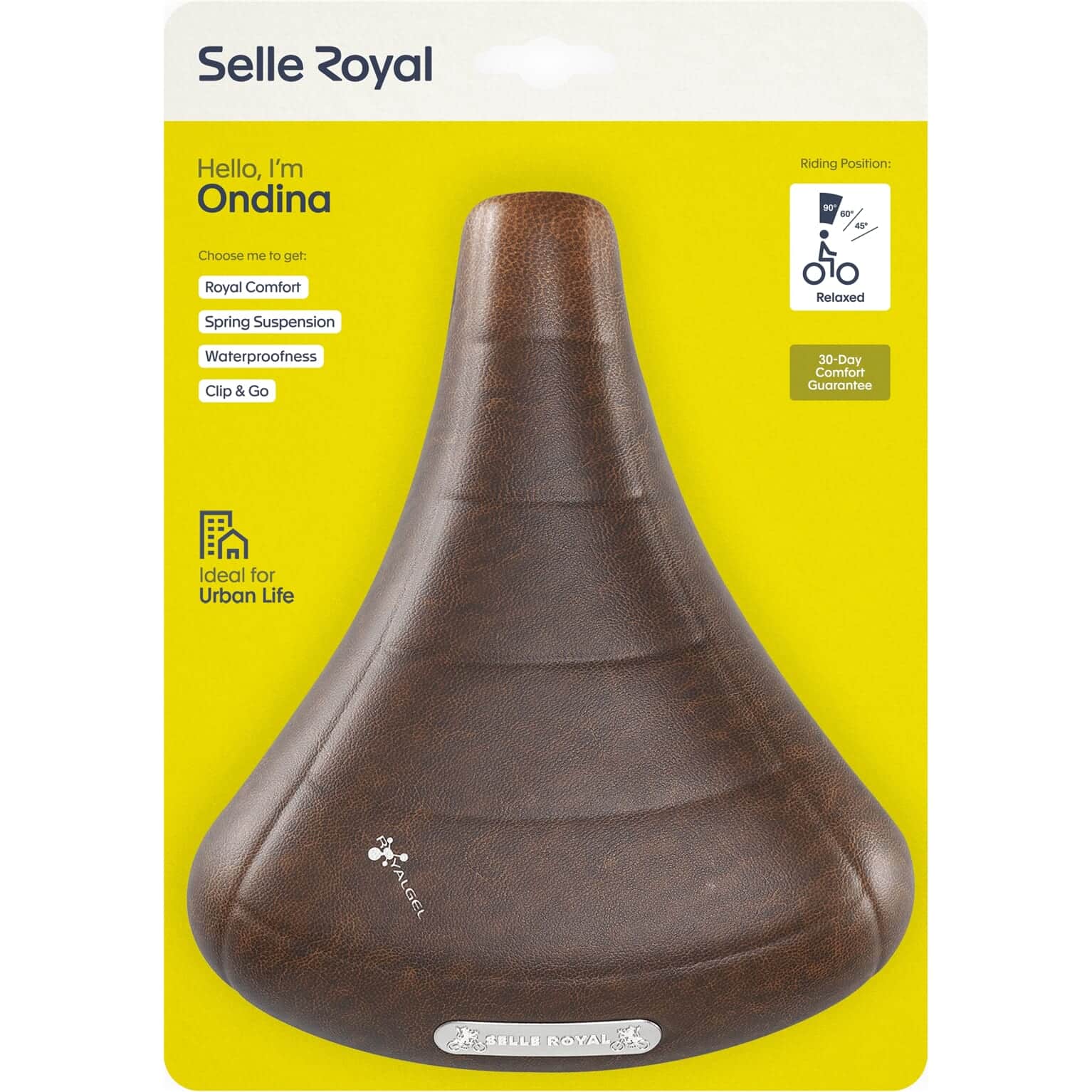 Selle Royal zadel Ondina 8171 universeel bruin